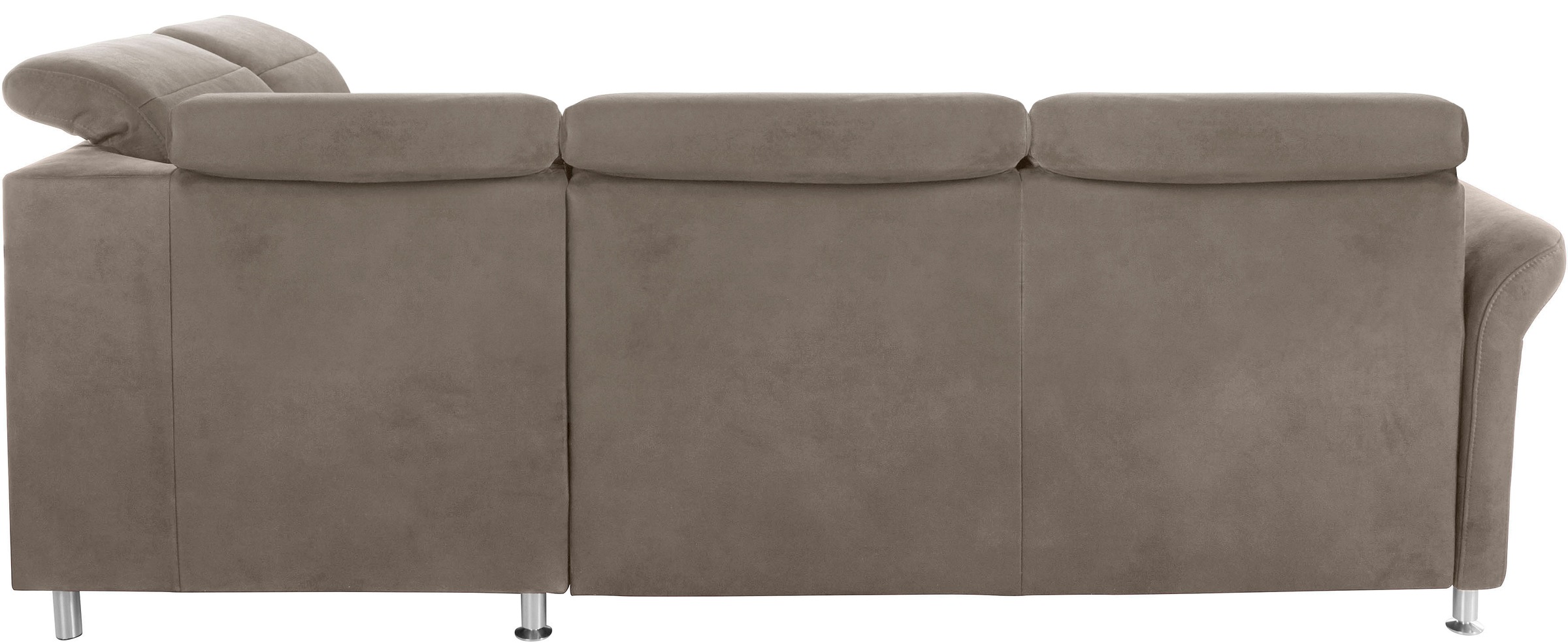 sit&more Ecksofa »Darwin L-Form«, inklusive Federkern, wahlweise mit Kopfteilverstellung, Bettfunktion
