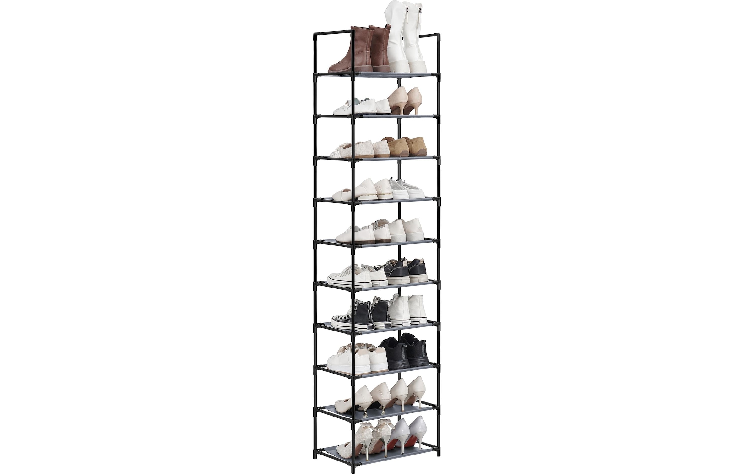 SONGMICS Schuhregal »mit 10 Ablagen 45 x 173 cm«