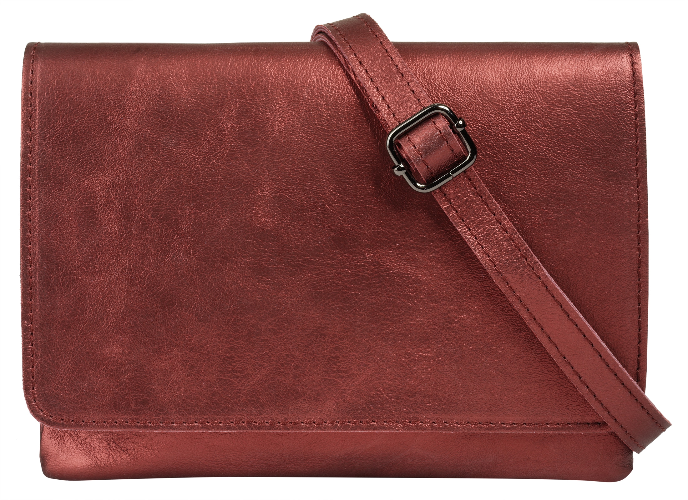 Cluty Umhängetasche echt Leder, Made in Italy