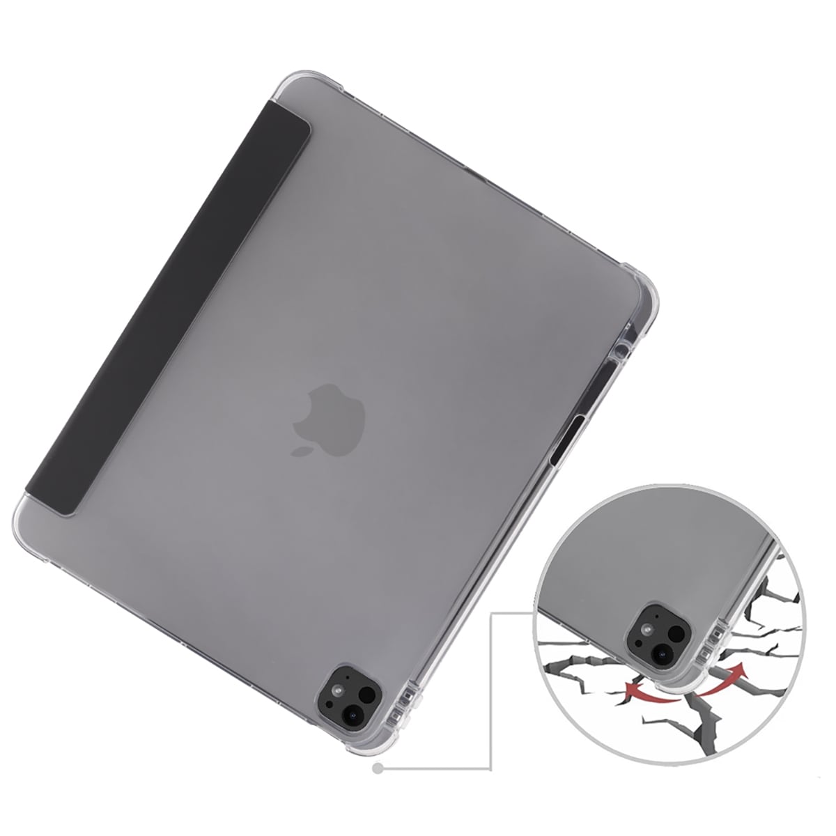PEDEA Tablet-Hülle »Folio Trifold Case für Apple iPad Pro 11 (M4 24)«, Backcover, Schutzhülle, Tabletschutzhülle, Case, Schutzcase, stossfest