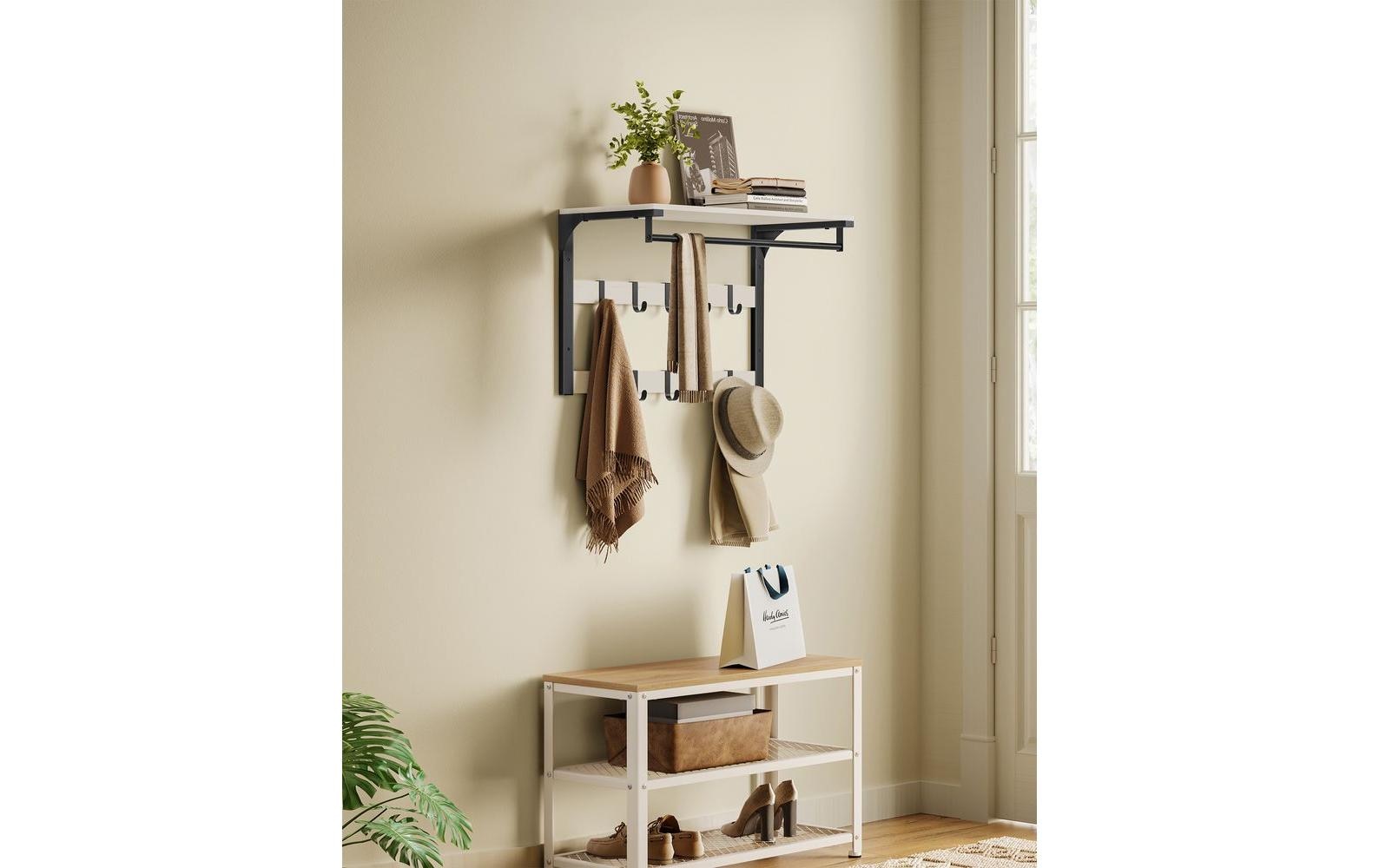 VASAGLE Garderobenleiste »10 Haken 65 cm x 42 cm«