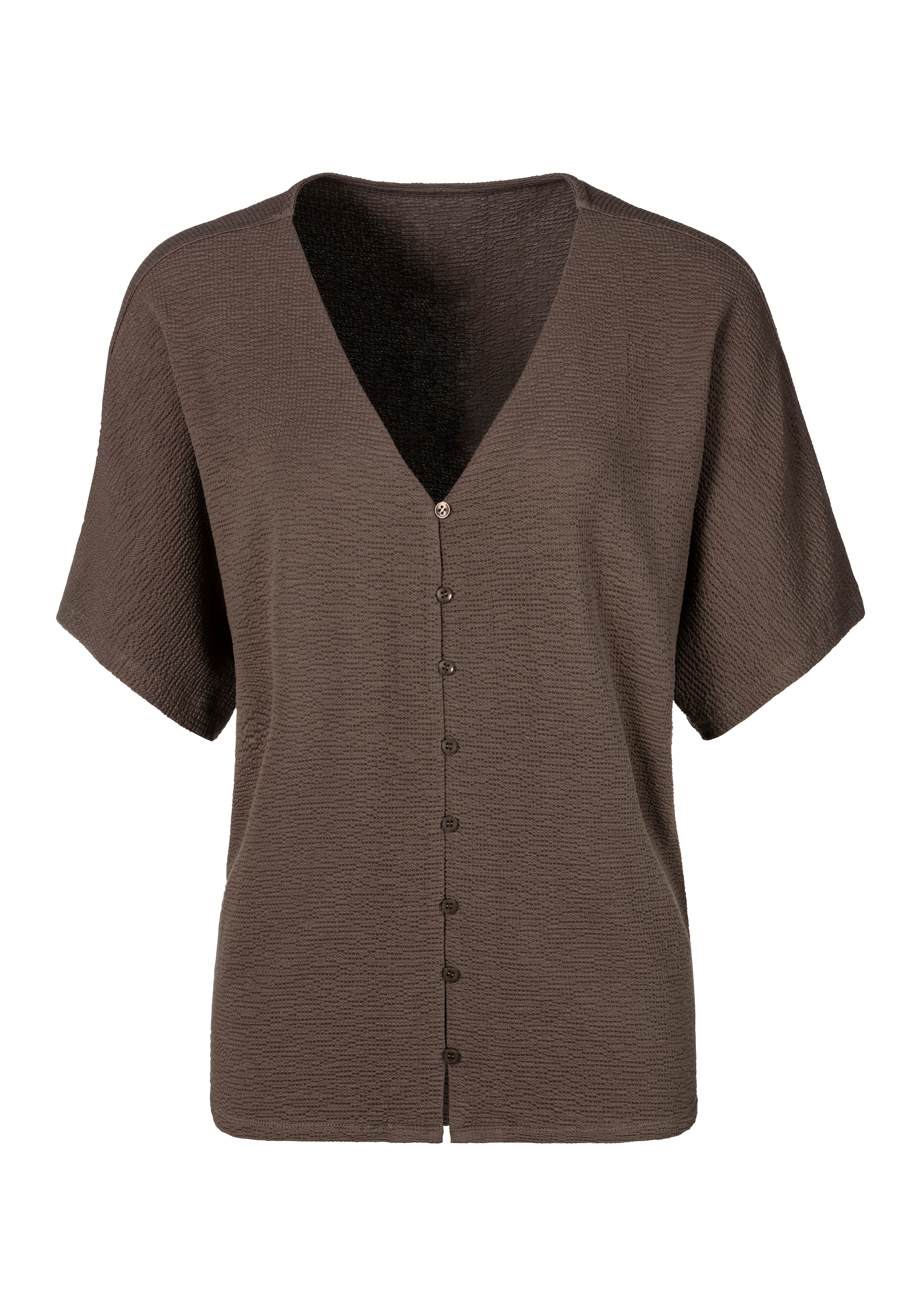 LASCANA T-Shirt, aus strukturierter Ware