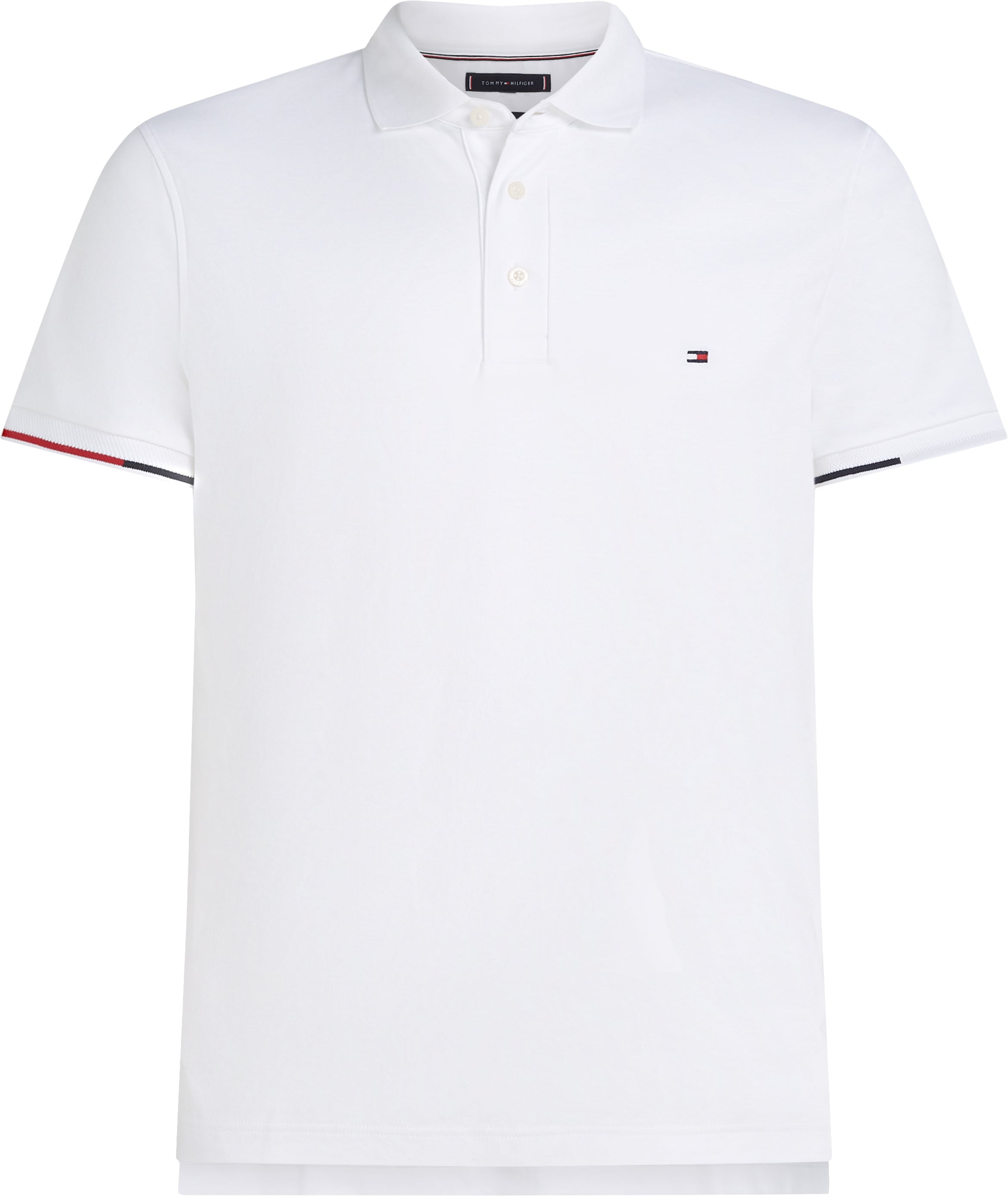 Tommy Hilfiger Big & Tall Poloshirt »BT-INTERLOCK FLAGCUFF SLIM FIT-B«, Grosse Grössen