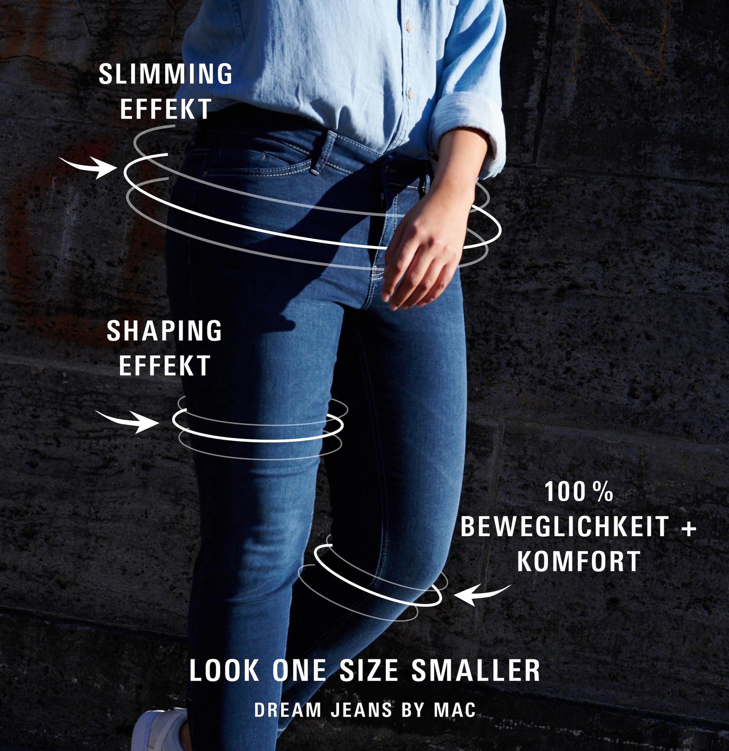 MAC Skinny-fit-Jeans »Dream Skinny«, in hochelastische Qualität für den perfekten Sitz