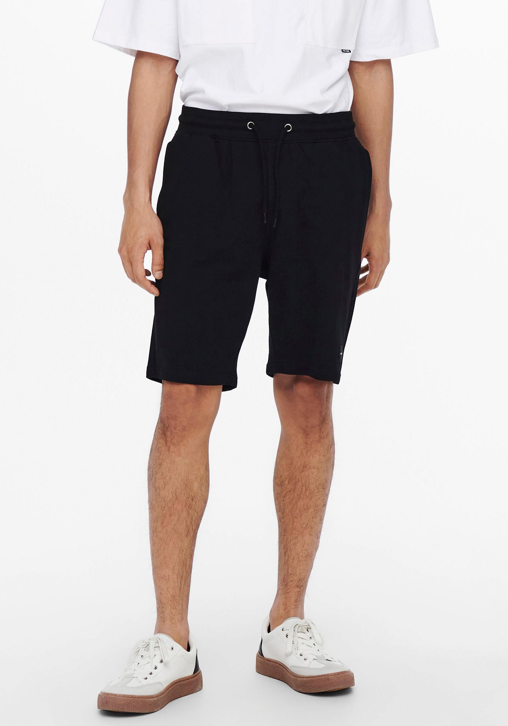 ONLY & SONS Sweatshorts »ONSNEIL SWEAT SHORTS«, unifarben