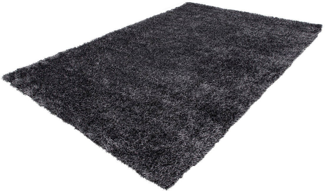 Kayoom Hochflor-Teppich »Diamond 700«, rechteckig, weiche Microfaser, Langflor, Shaggy, Melange, Wohnzimmer