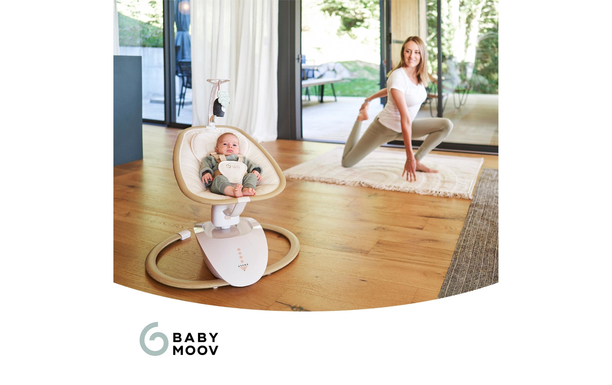 BABYMOOV Babyschaukel »Swoon Hoop Sand«