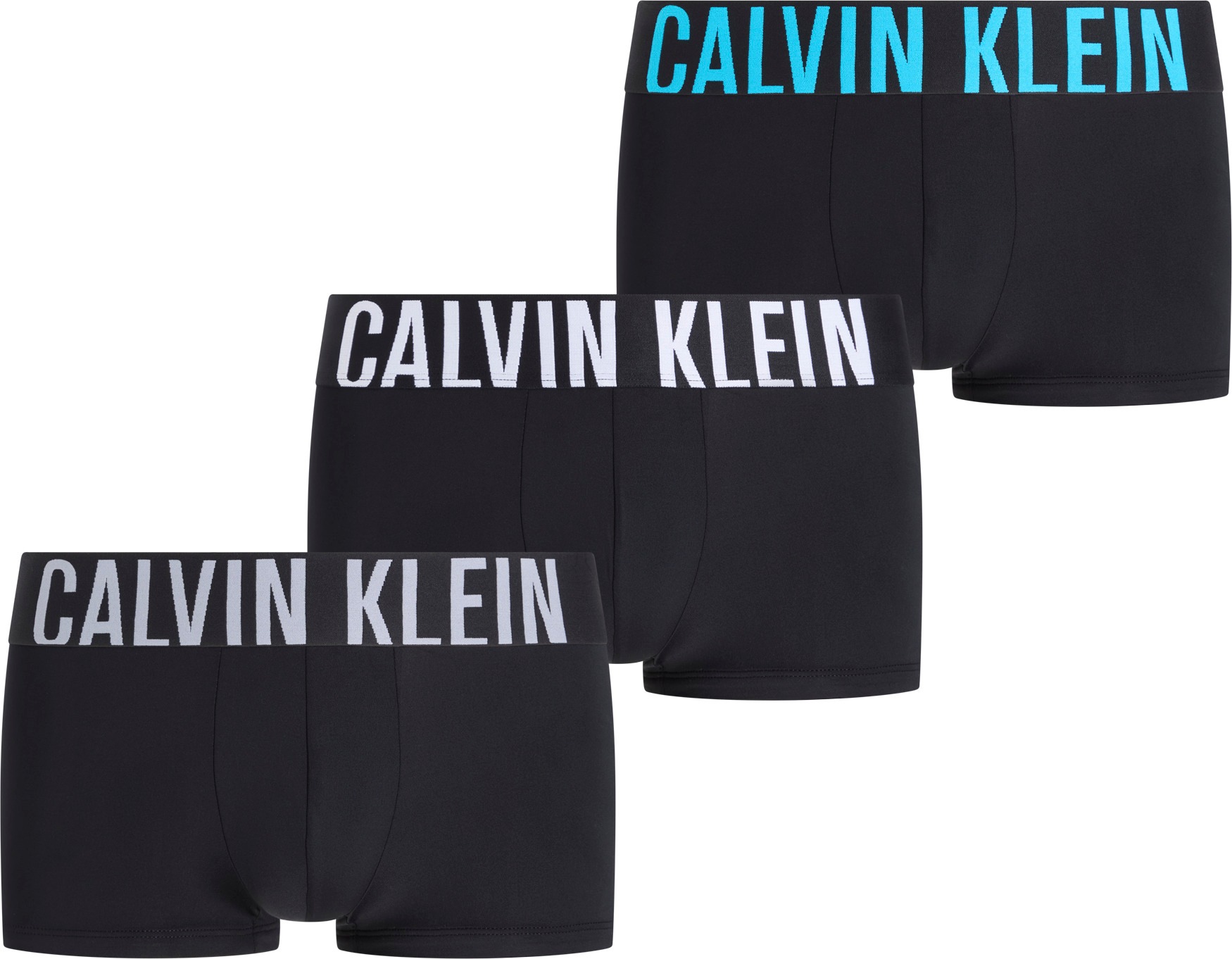 Calvin Klein Underwear Trunk »LOW RISE TRUNK 3PK« Packung, 3er-Pack, 3 Stk. mit Logobund