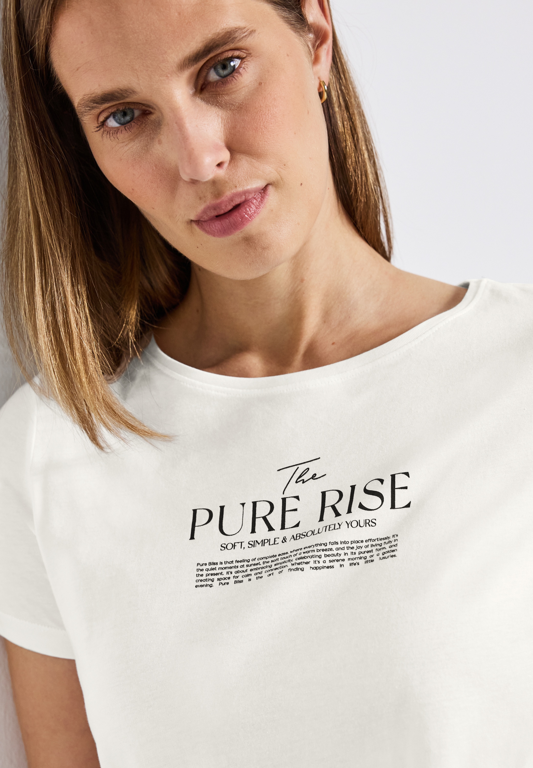 STREET ONE T-Shirt, mit Wording Artwork