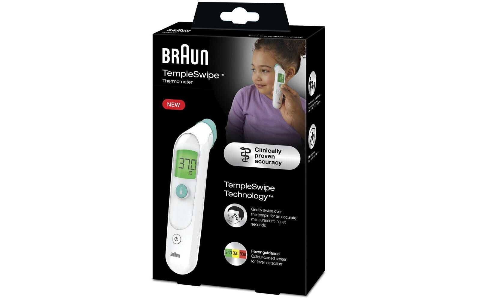 Braun Fieberthermometer »TempleSwipe«