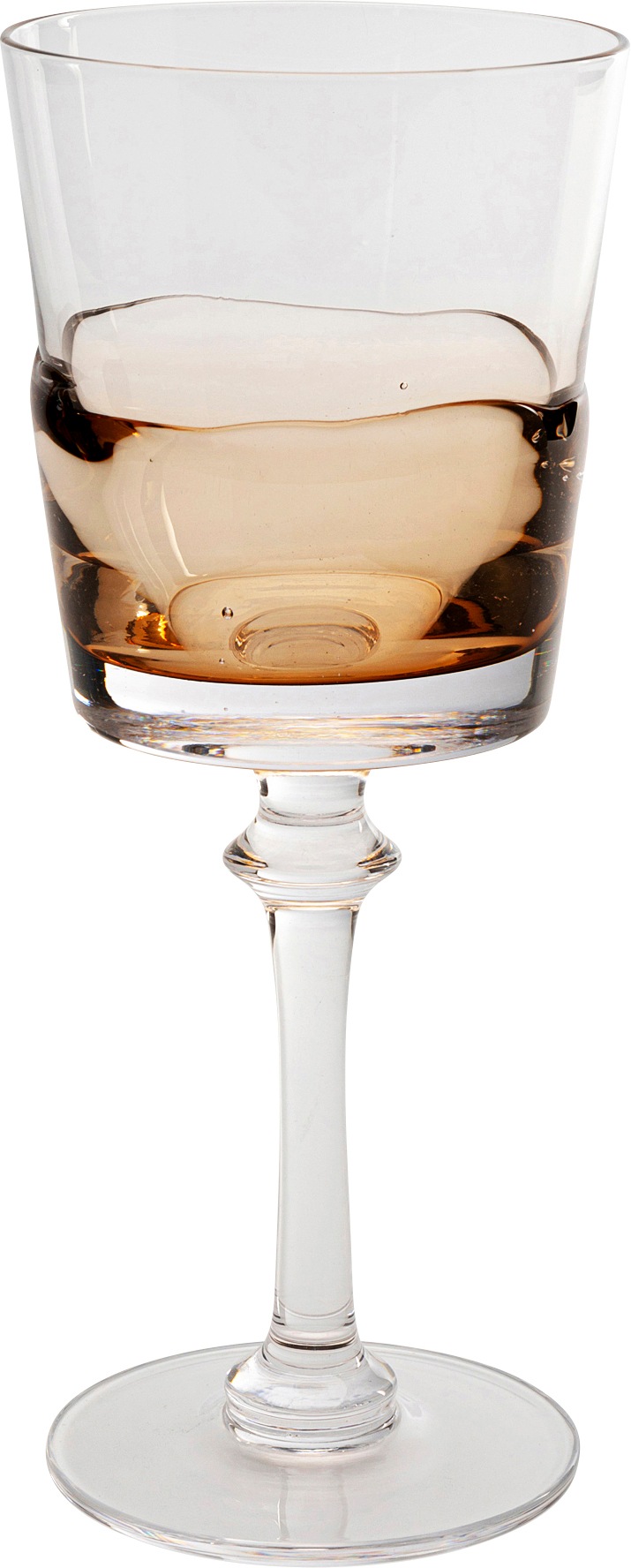 Kare Design Glas "Mimi Amber" Rotwein-, Sekt- oder Wasserglas