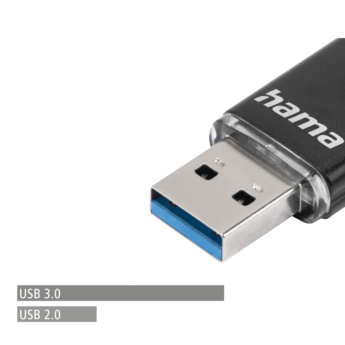 Clé USB 3.0 Laeta Twin, 16 GB, 40MB / s, noir