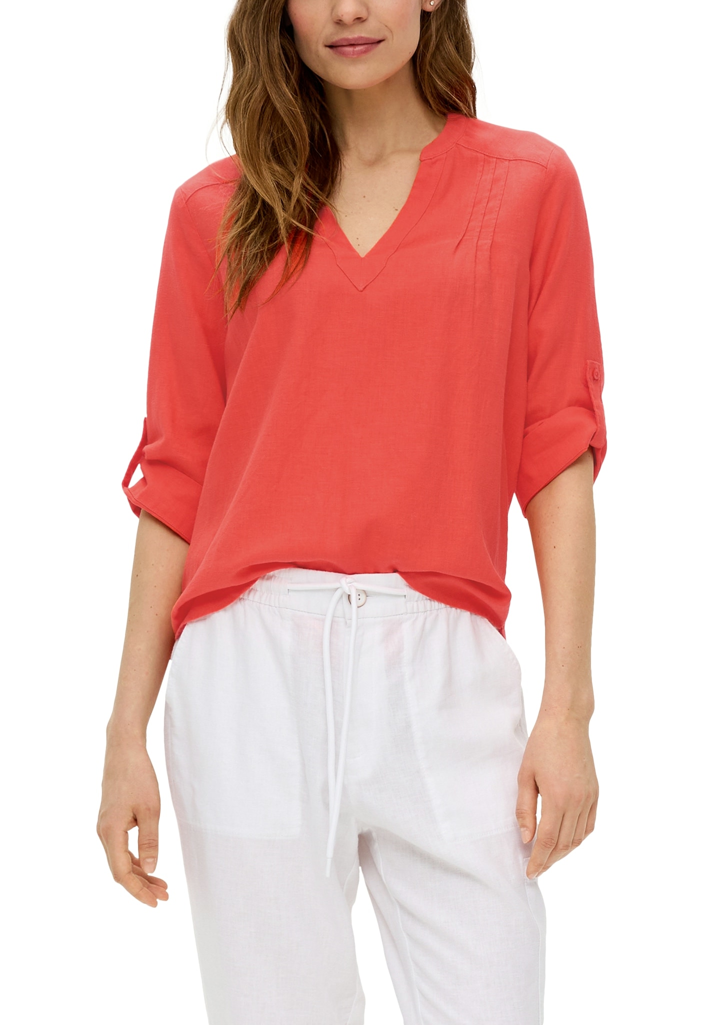 s.Oliver Klassische Bluse, mit 3/4-Arm