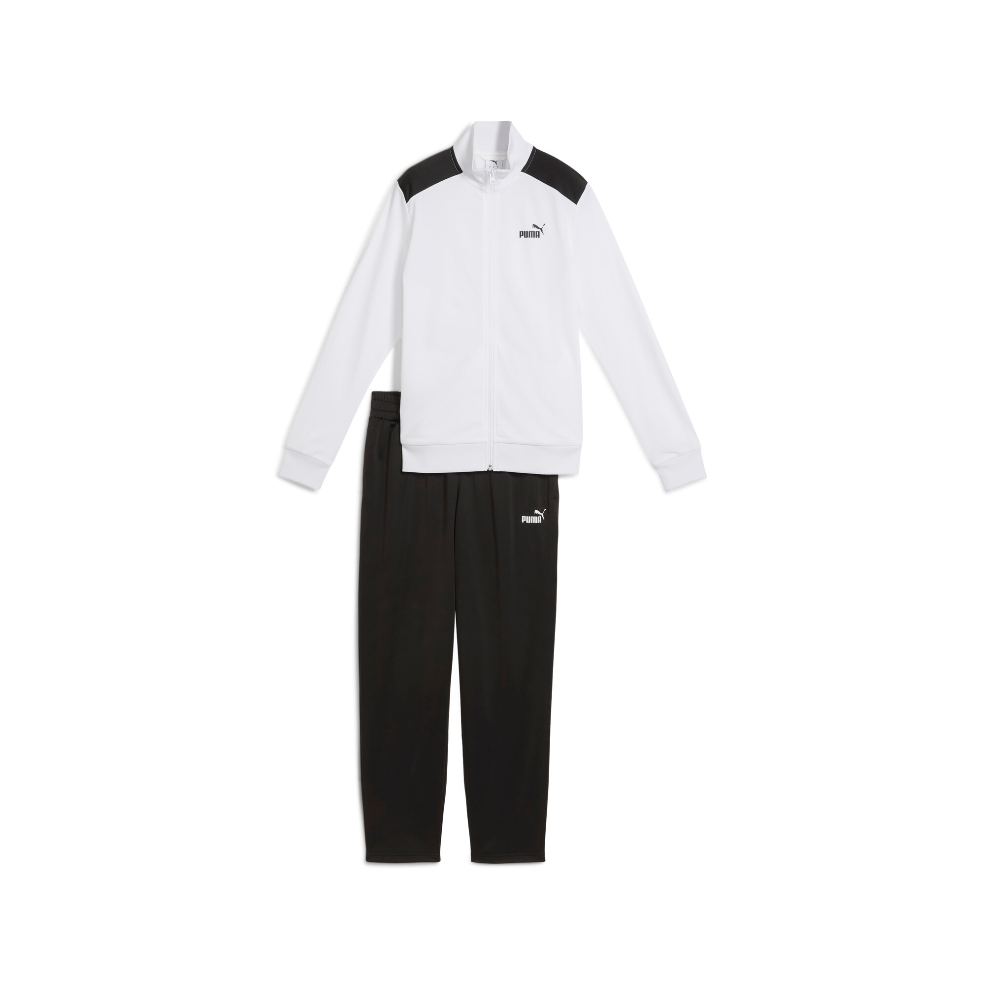 PUMA Trainingsanzug »POLY SUIT OP« 2 Stk. zweiteiliges Set, Regular Fit, mit elastischen Bündchen
