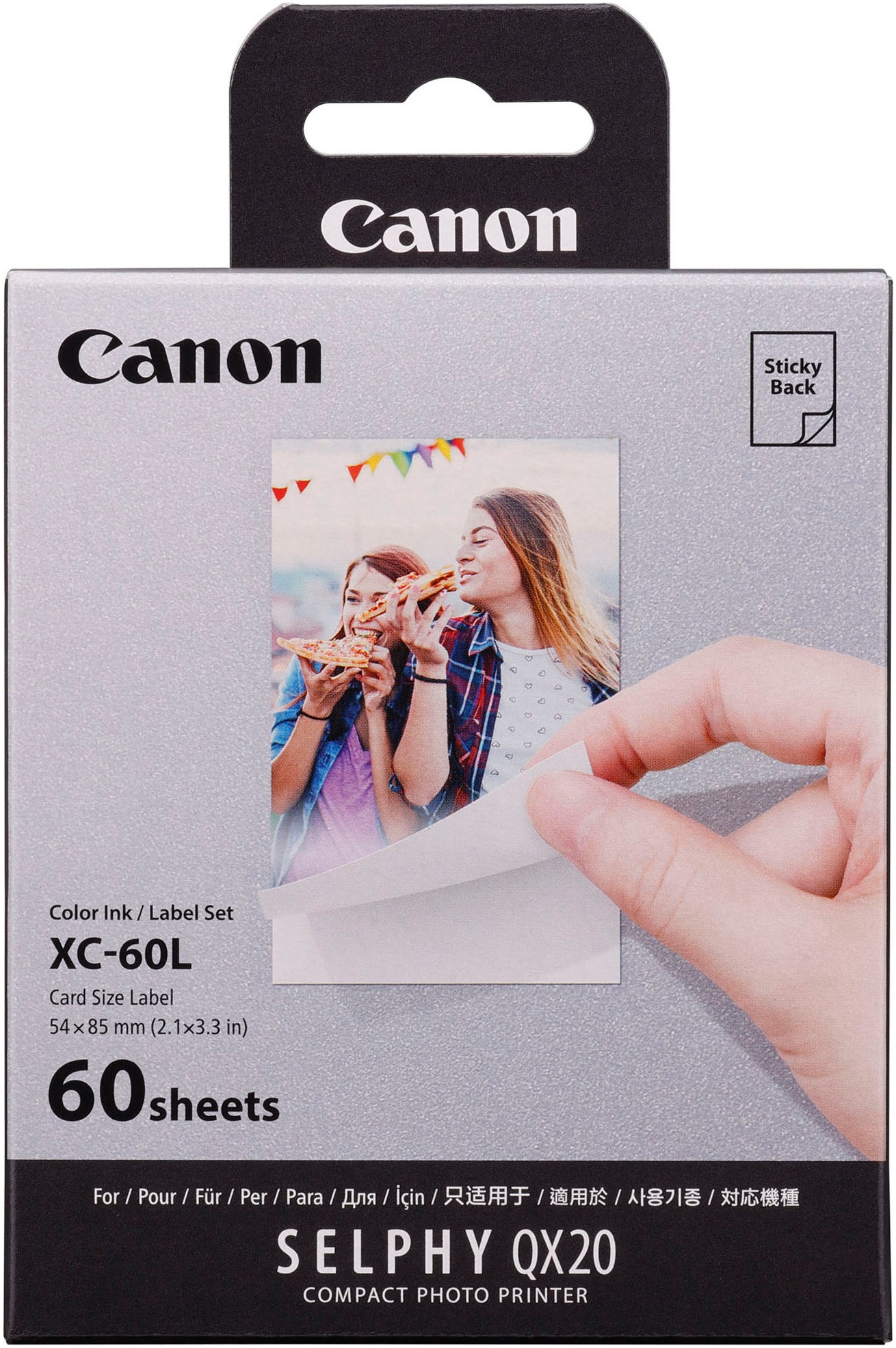 Canon Fotopapier »XC-60L« 5,4 x 8,5 cm (2,1 x 3,3 Zoll)