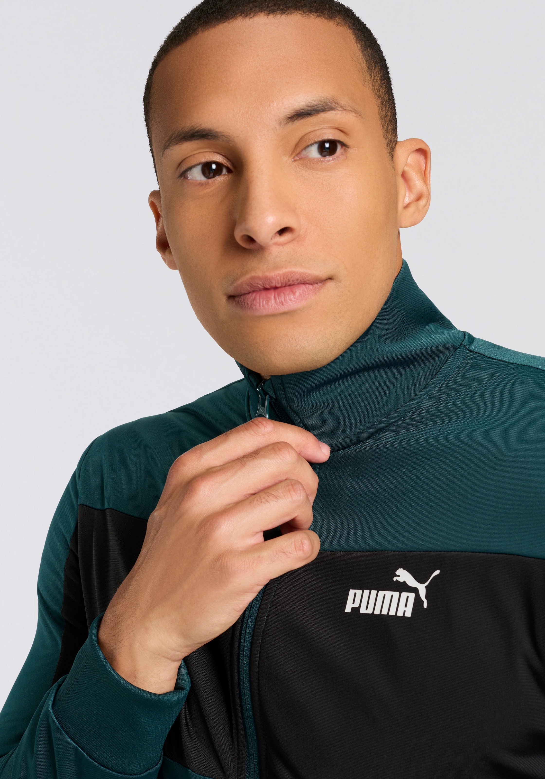 PUMA Trainingsanzug »POLY COLORBLOCK SUIT«, (2 tlg.)
