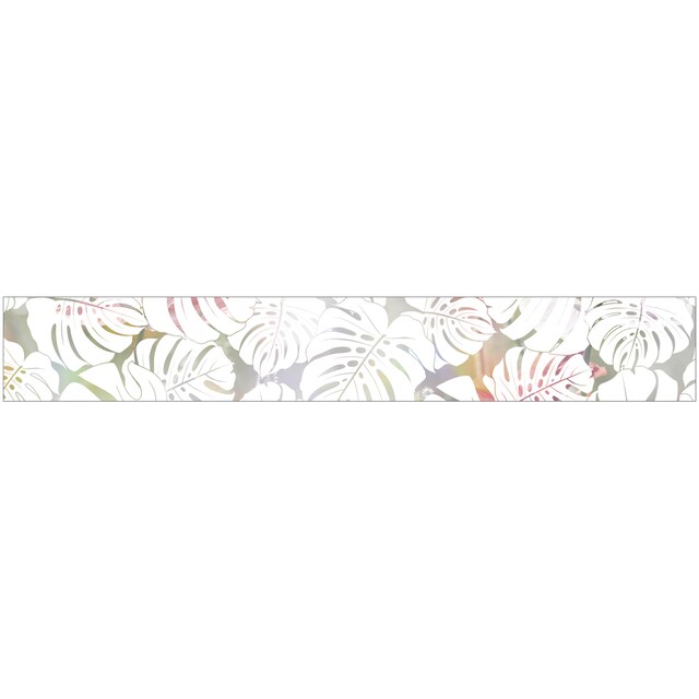 MySpotti Fensterfolie »Look Monstera white«, halbtransparent, glattstatisch  haftend, 200 x 30 cm, statisch haftend online kaufen | Jelmoli-Versand