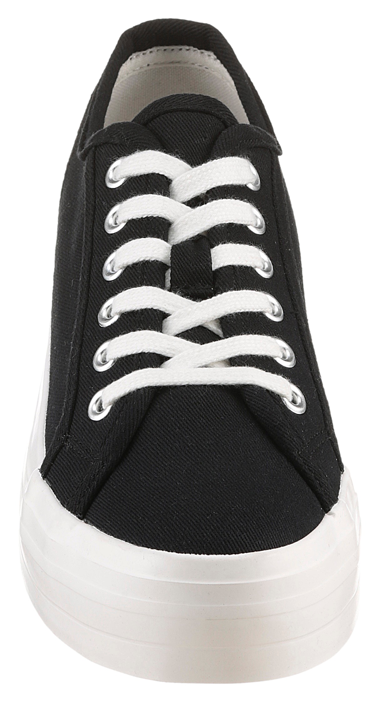 Aniston SHOES Plateausneaker, Freízeitschuh, Basic-Sneaker, Schnürschuh - NEUE KOLLEKTION