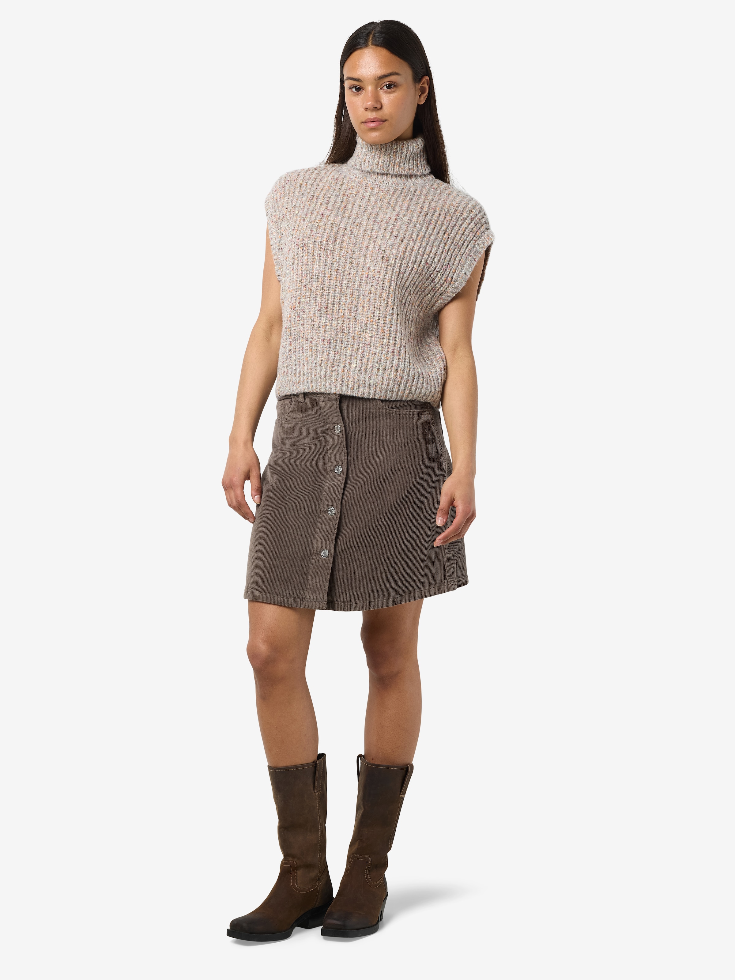Noisy may Cordrock »NMRONNIE NW A SHAPE SKIRT CORDUROY NOOS«