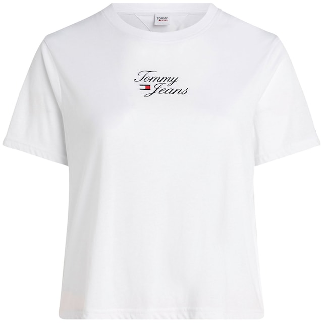 Tommy Jeans Curve T-Shirt »TJW CRV REG ESSENTIAL LOGO 1 SS«, PLUS SIZE  CURVE,mit Tommy Jeans Schriftzug online kaufen | Jelmoli-Versand