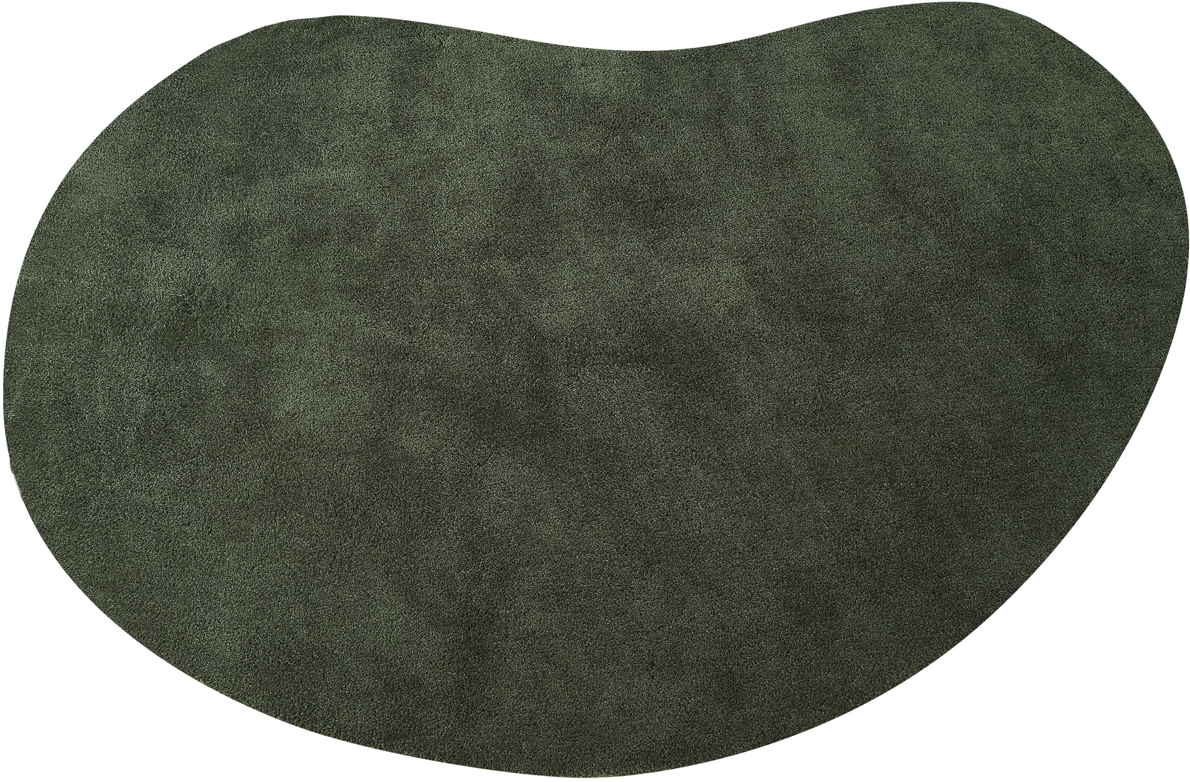 LeGer Home by Lena Gercke Hochflor-Teppich »Halrum, einfarbig, besondere Form, modern«, U-förmig, 25 mm Höhe, organische Form, bean shape, kuschelig, Wohnzimmer, Schlafzimmer