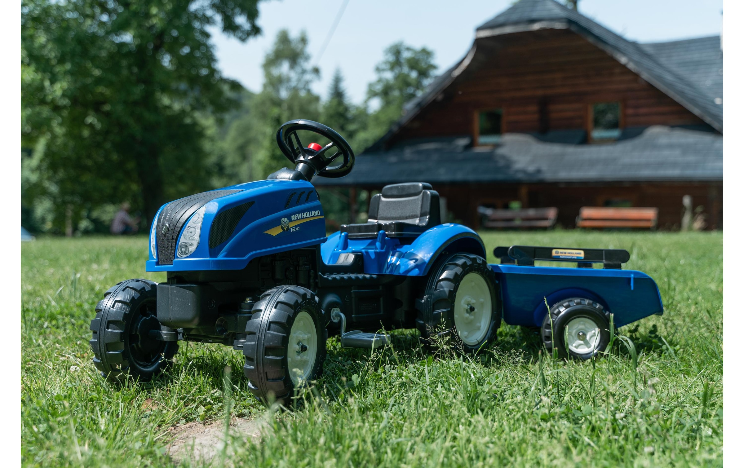 Falk Rutscherauto »New Holland Traktor + Anh. M«