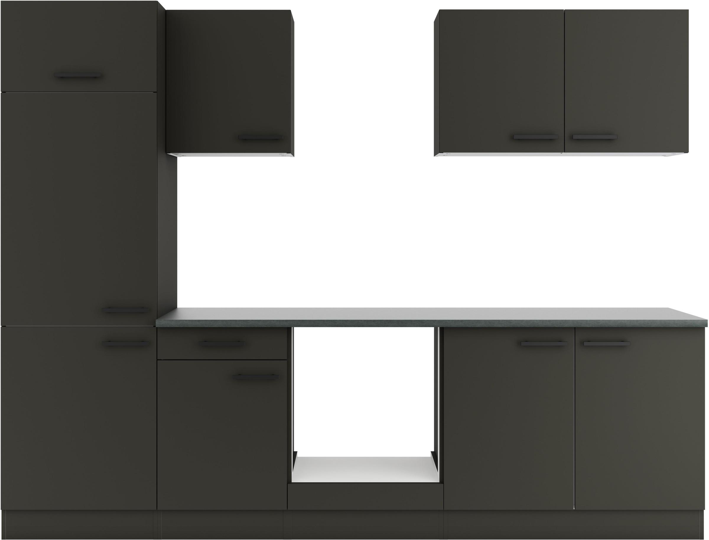 OPTIFIT Küchenzeile "Palma" Breite 270 cm, wahlweise mit E-Geräten, seitenverkehrt stellbar