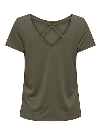 ONLY Kurzarmshirt »ONLFREE LIFE S/S O-STRING MODAL TOP JRS«, mit  Rückenausschnitt online kaufen bei Jelmoli-Versand Schweiz