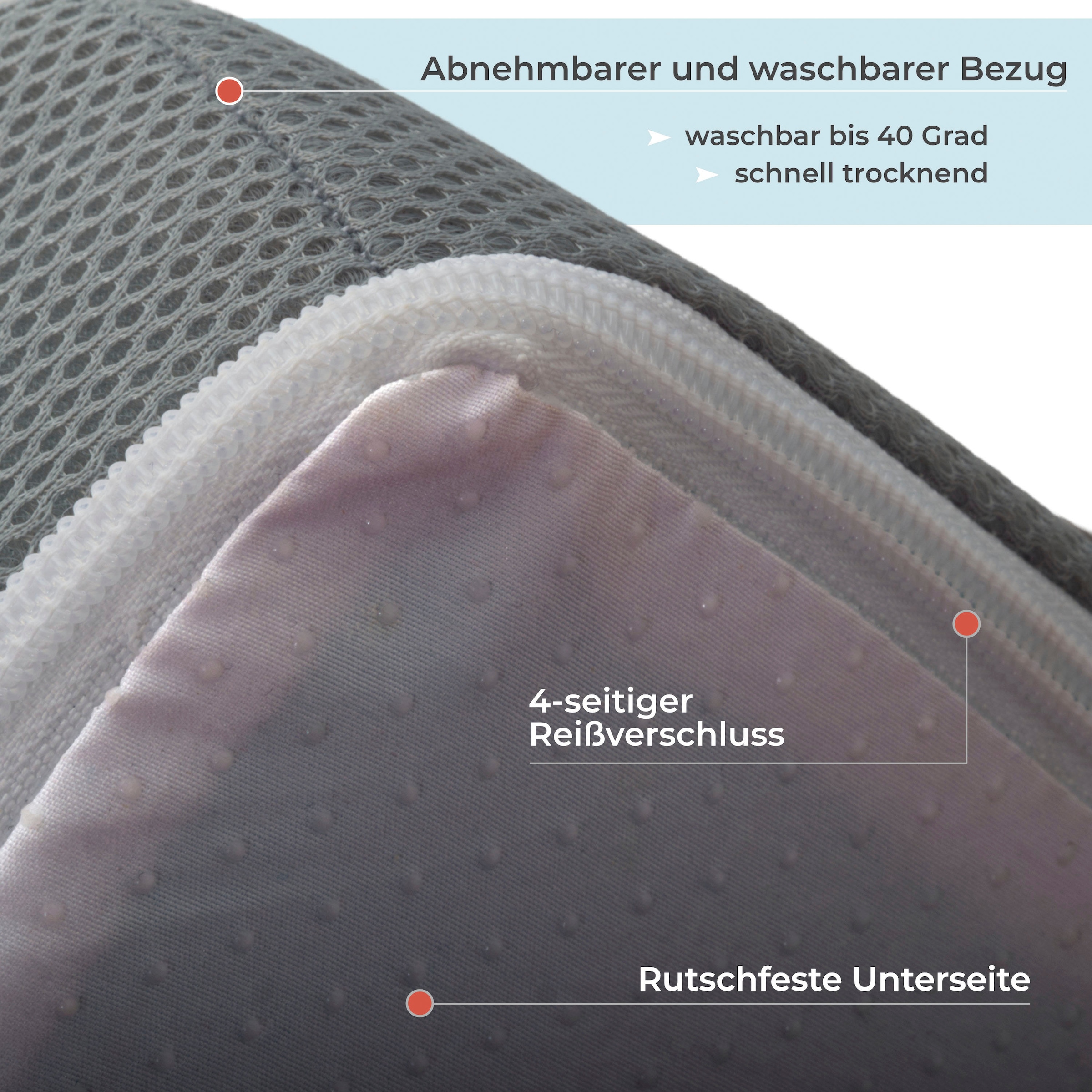 Jekatex Topper »MULTIFLEX 3-Zonen Komfort«, (1 St.), für Aufwertung deiner Matratze