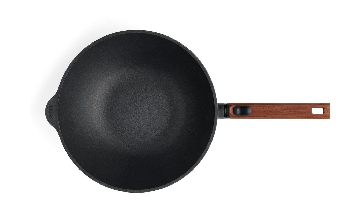 WOLL Wok »Eco Logic QXR 30 cm mit abnehmbarem Griff«, Aluminium