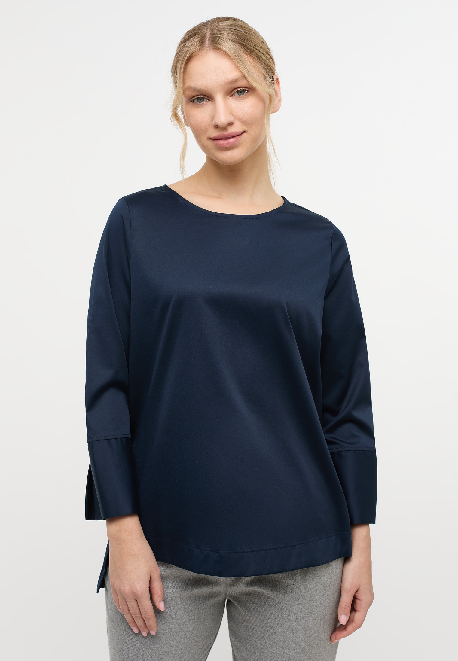 Eterna Shirtbluse »LOOSE FIT« EASY IRON (bügelleicht)