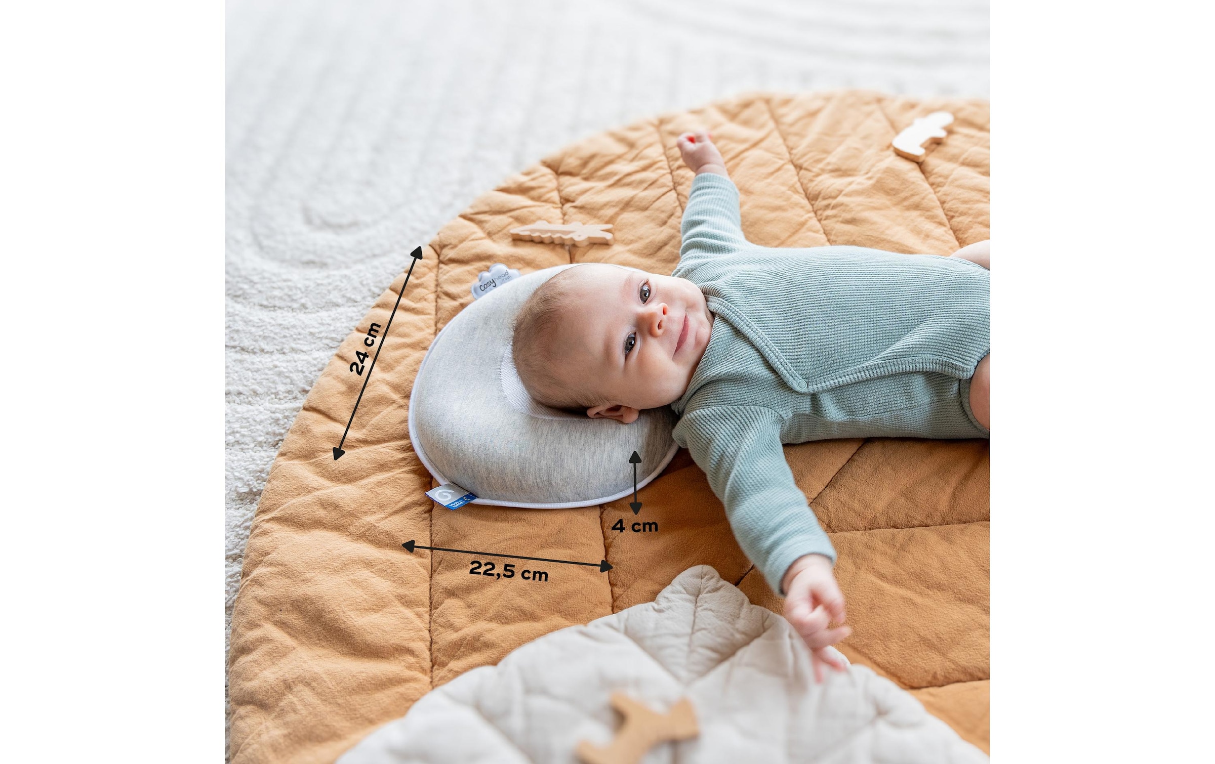 BABYMOOV Kopfkissen »Cosyhead Smokey«, (1 St.)