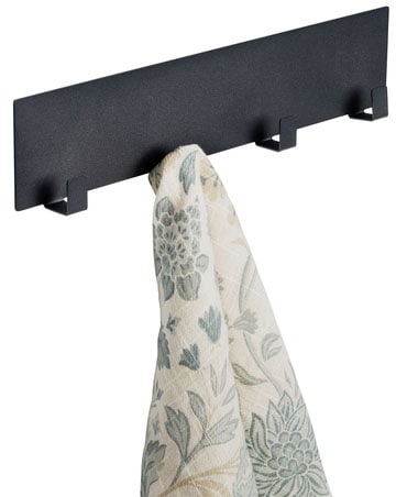 WENKO Wandrollenhalter »Modell Ima«, (Set, 2 St.), magnetischer Küchenrollenhalter und Hakenleiste