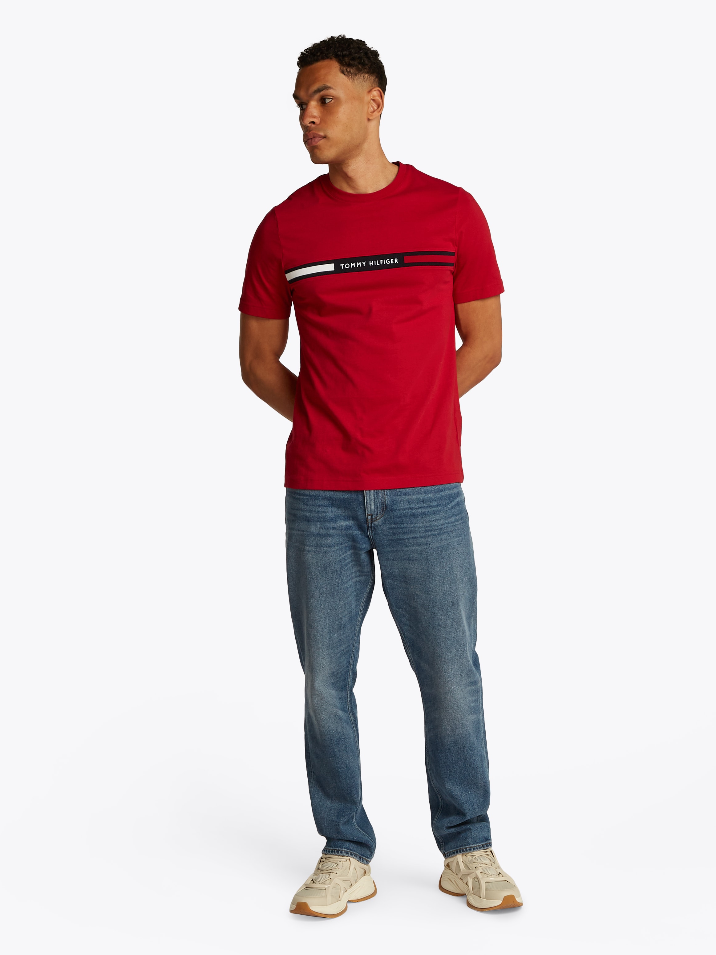 Tommy Hilfiger T-Shirt »HILFIGER CHEST INSERT TEE«