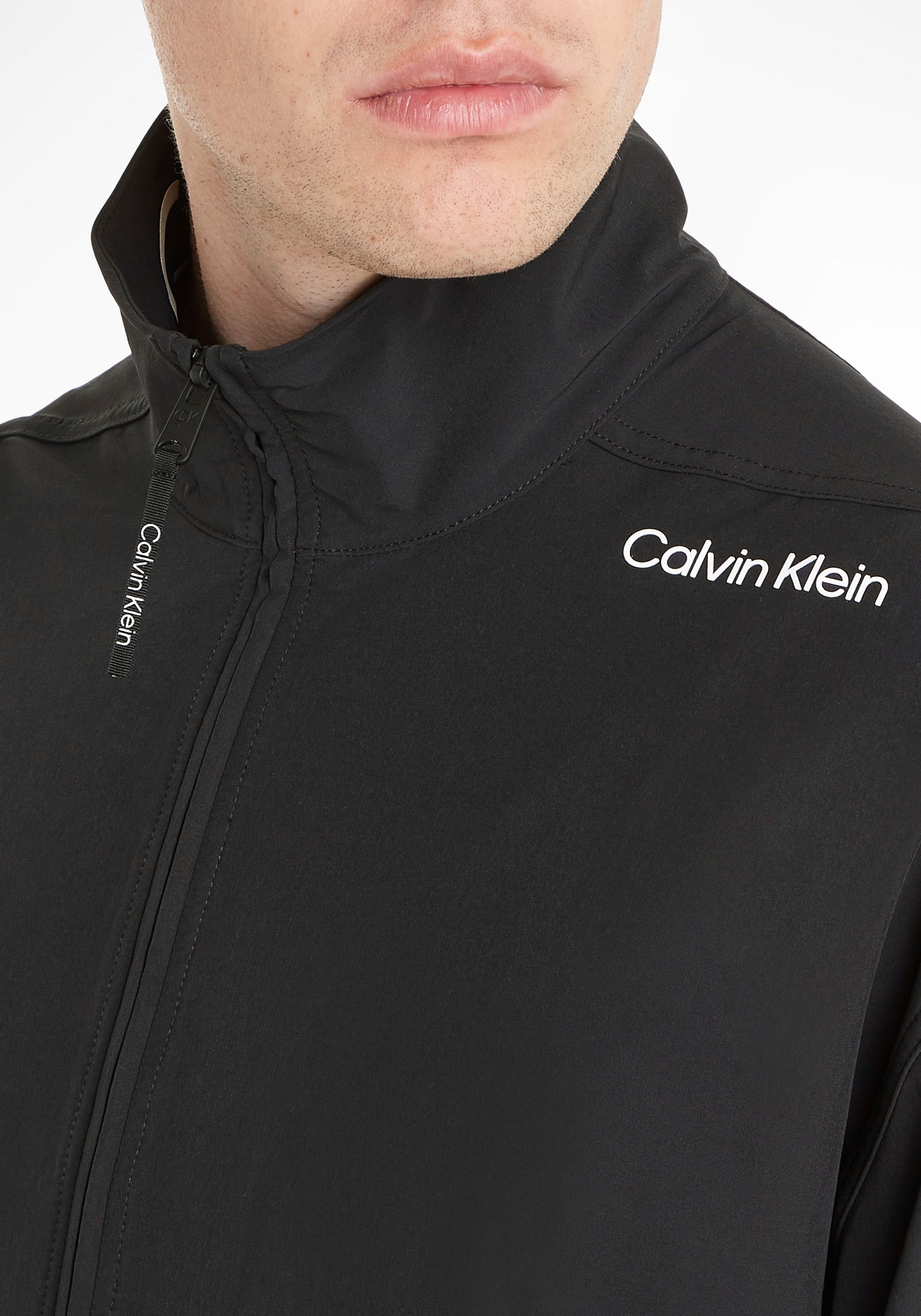 Calvin Klein Sport Outdoorjacke, mit hohem Stehkragen