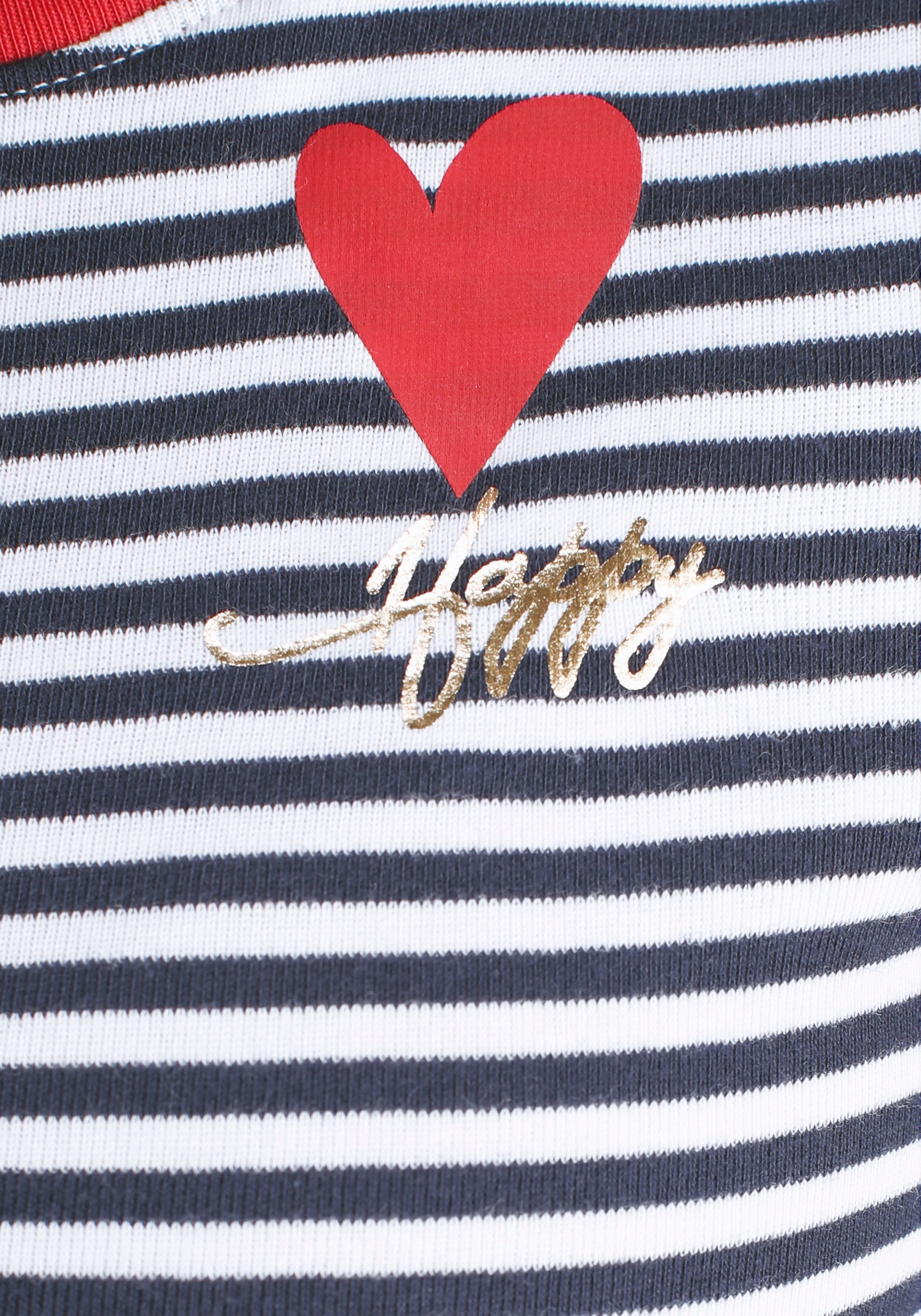 DELMAO Langarmshirt, mit feinen Ringeln shoppen Schweiz Print MARKE! Jelmoli-Versand kleinem bei -NEUE online und
