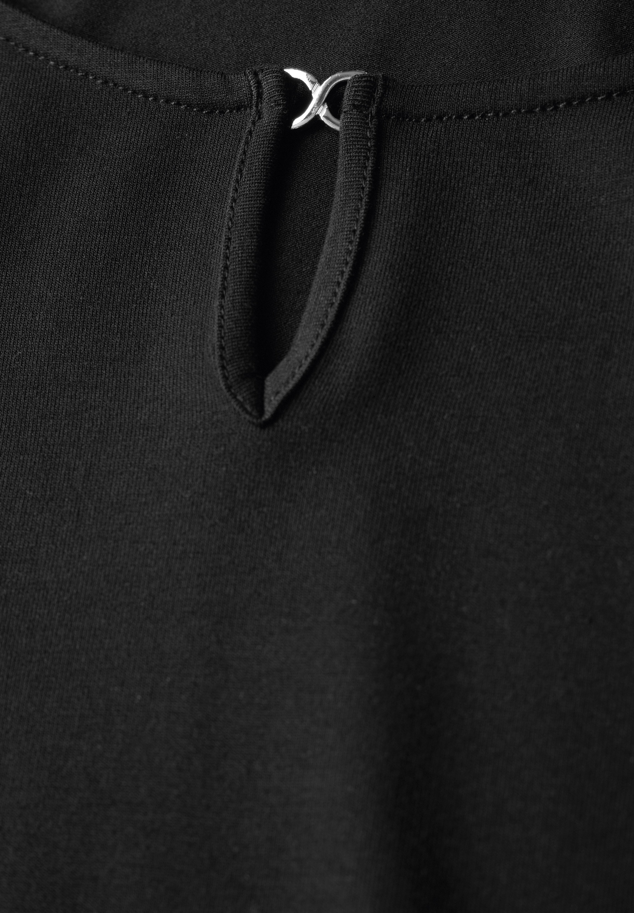 STREET ONE 3/4-Arm-Shirt, mit Cut-Out Ausschnitt