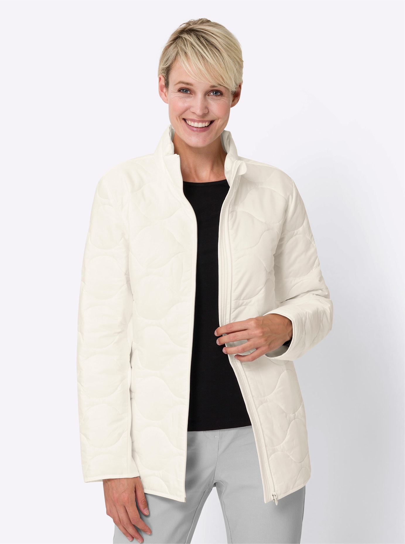 Classic Basics Steppjacke, ohne Kapuze