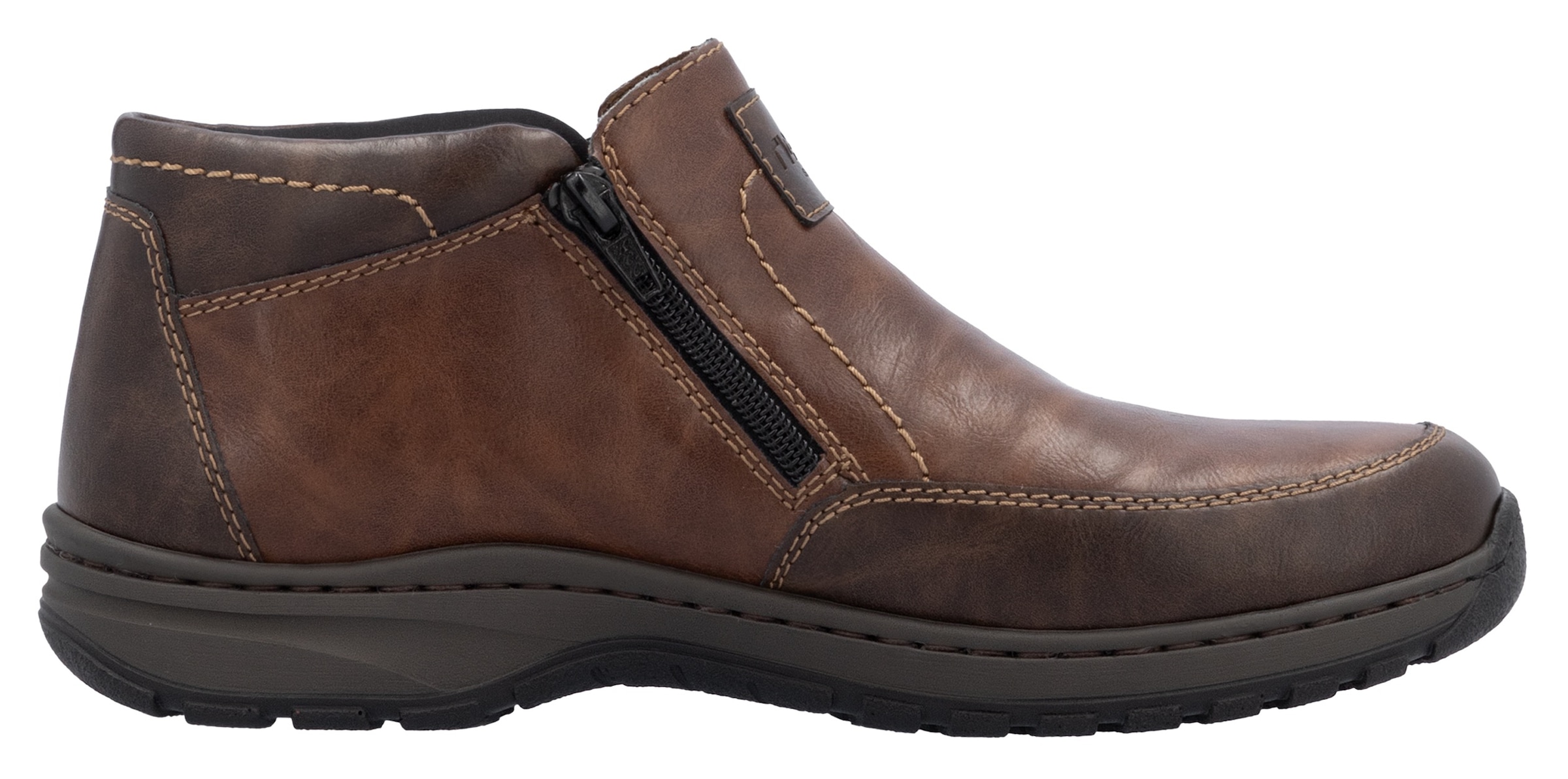 Rieker Winterboots, Winterstiefelette, Halbschuh mit beidseitigen Reissverschlüssen