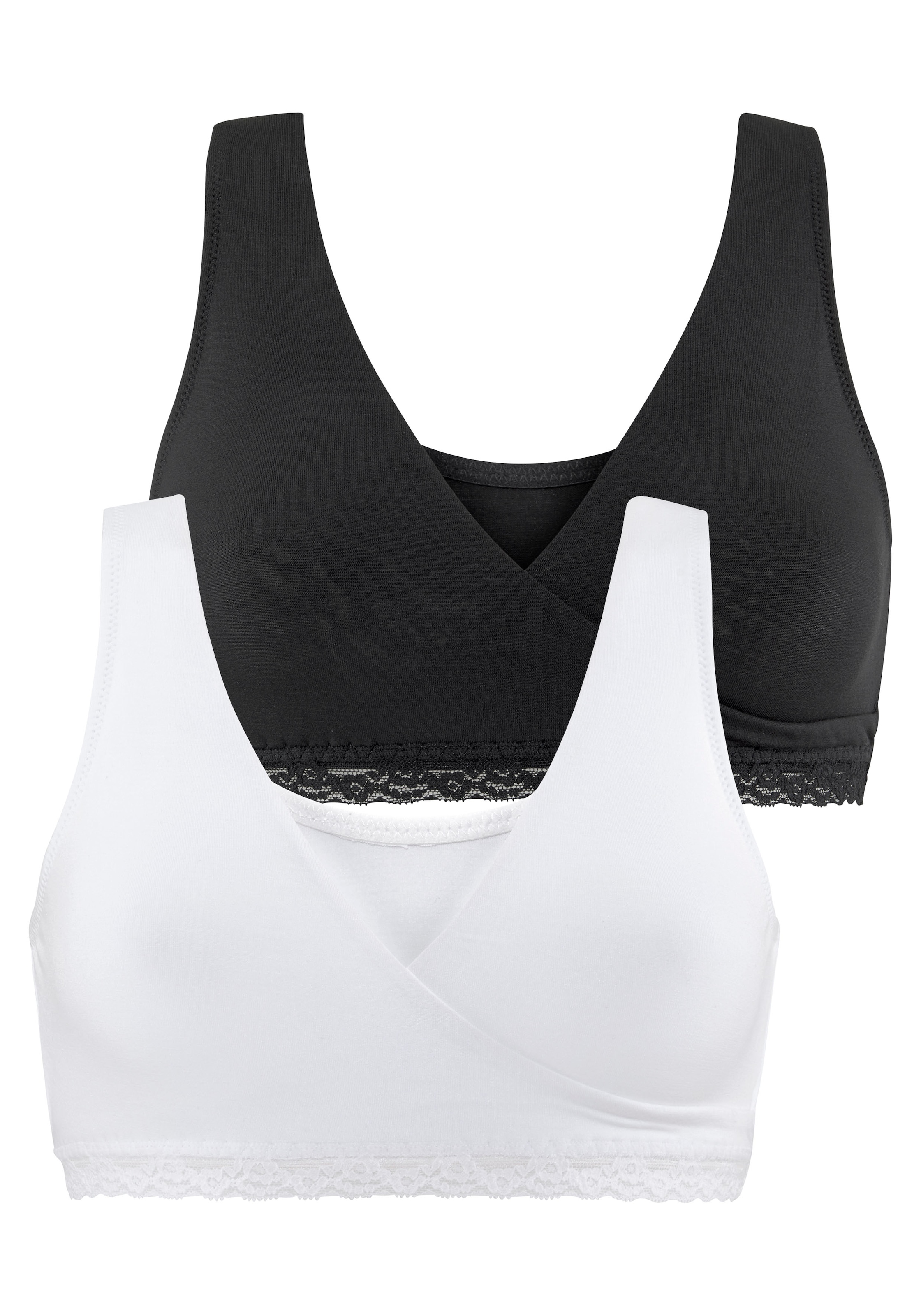 petite fleur Still-BH, (Packung, Jelmoli-Versand geeignet, 2 kaufen bei Schweiz online Bügel als auch Stück), ohne Schlaf-BH Dessous Basic