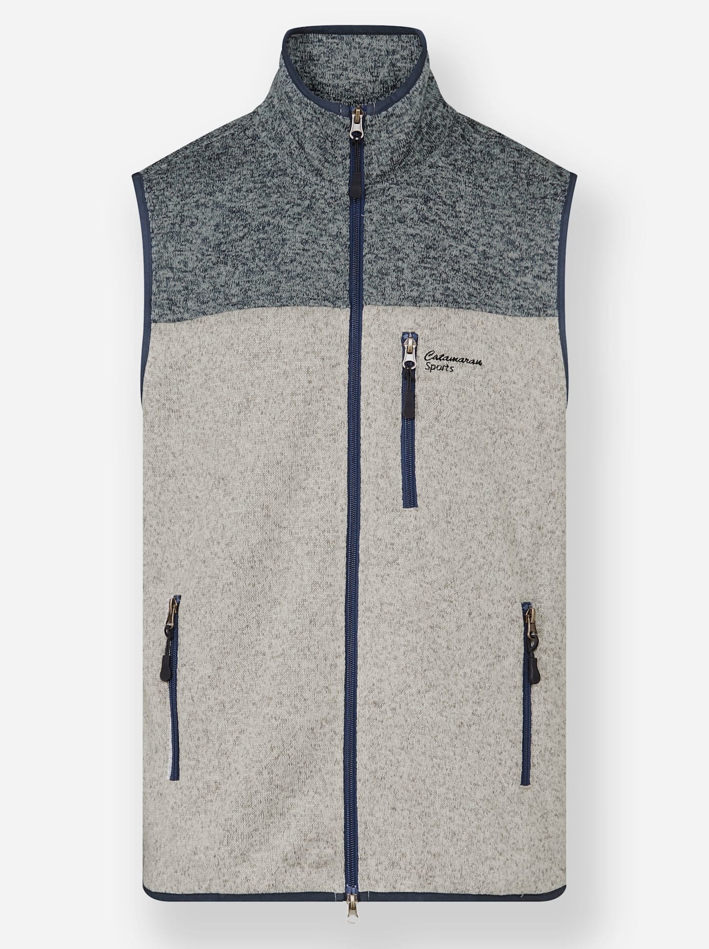 Catamaran Strickfleecejacke, ohne Kapuze