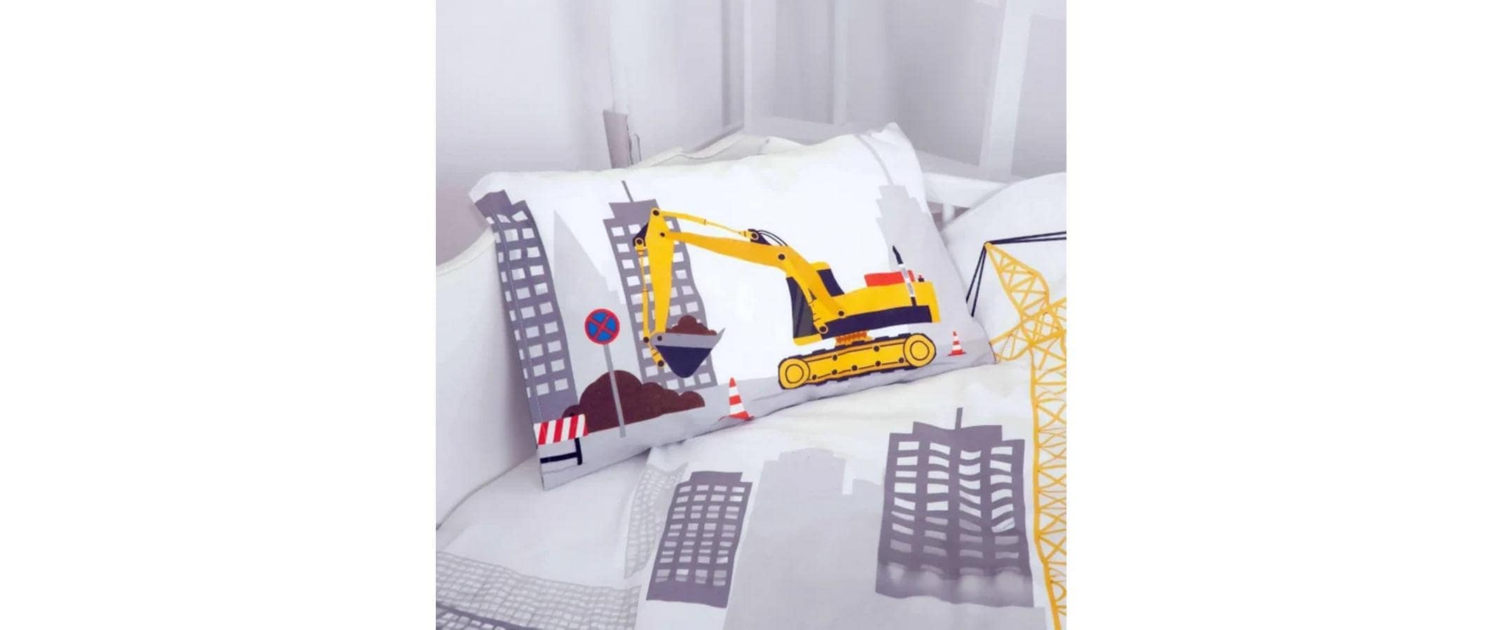 Herding Kinderbettwäsche »Baustelle, 100/135 cm+40/60 cm«