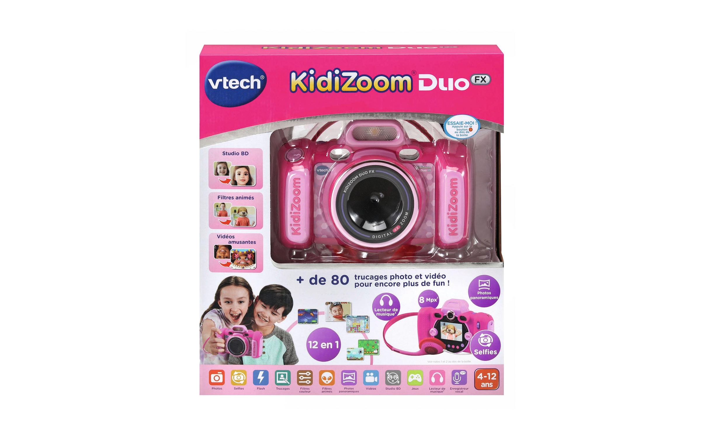 Vtech® Kinderkamera »Kidizoom Duo FX -FR- Rosa«