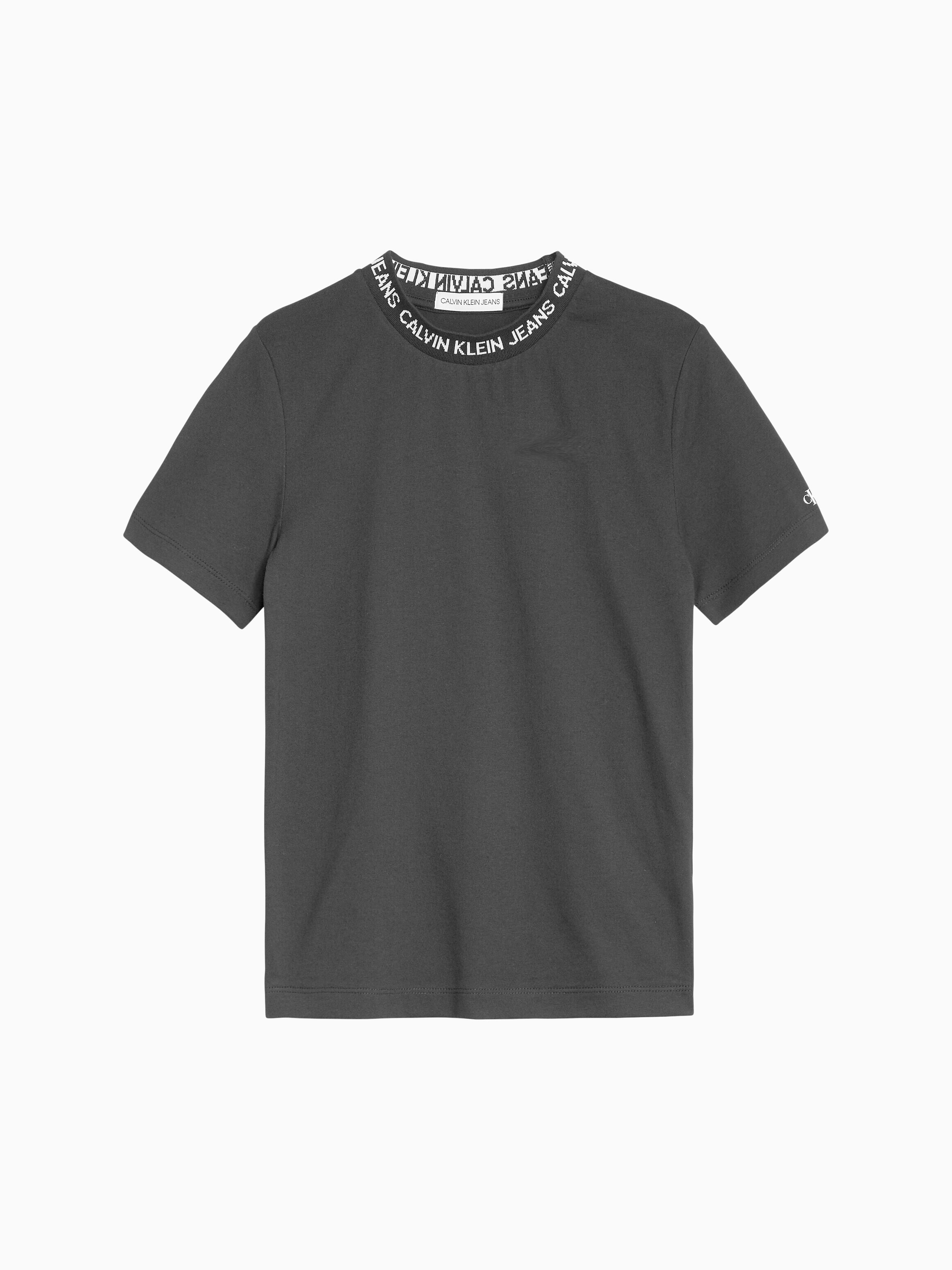Calvin Klein Jeans T-Shirt »INTARSIA LOGO T-SHIRT«, für Kinder bis 16 Jahre, Logoschriftzug am Ausschnitt