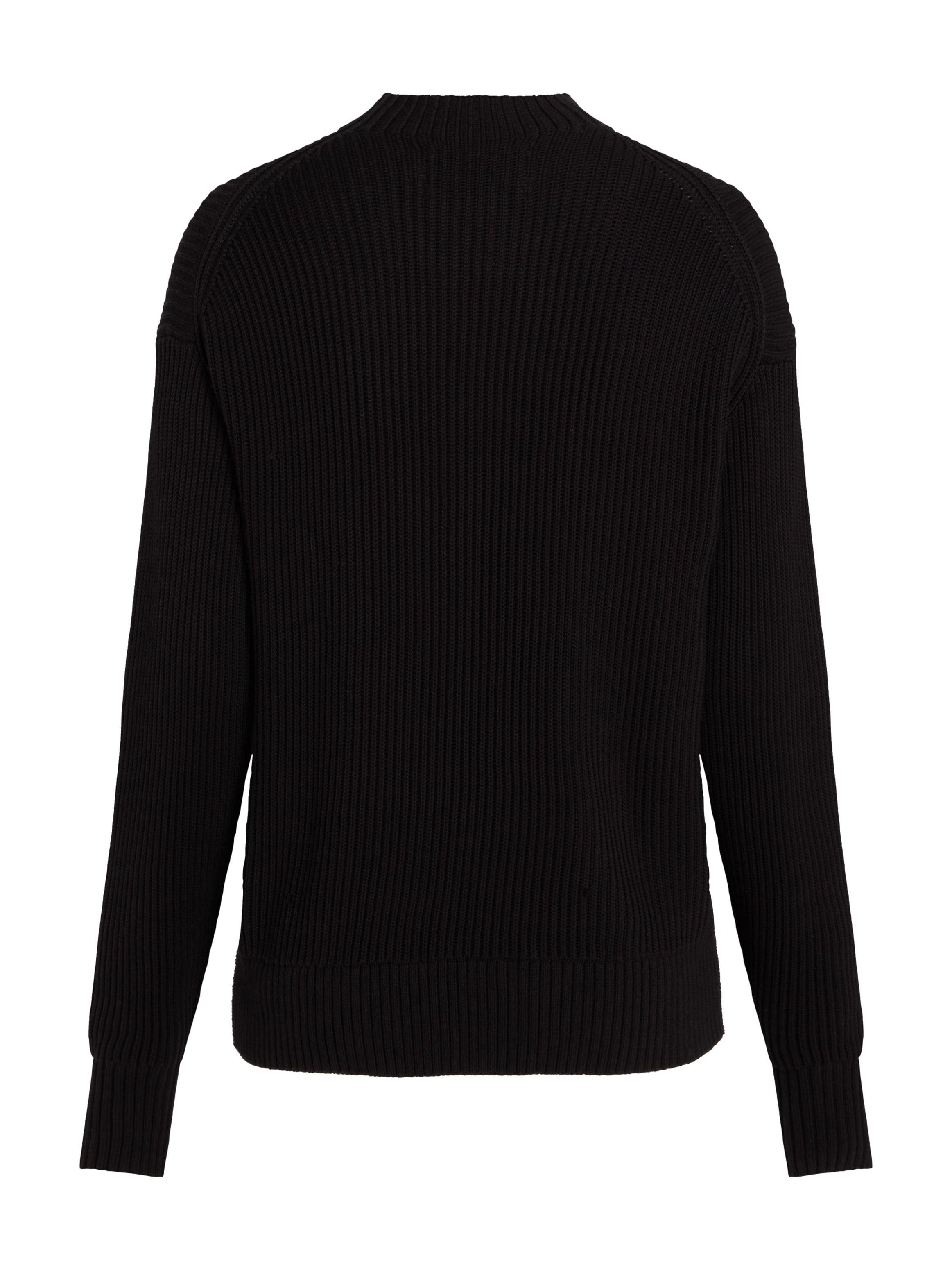 Calvin Klein Jeans Stehkragenpullover »WOVEN LABEL LOOSE SWEATER«, mit Logopatch