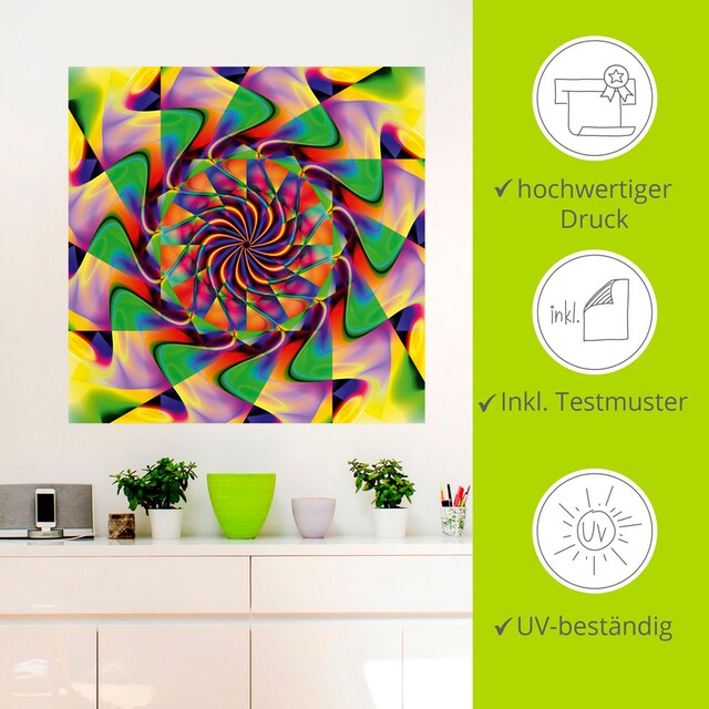 Artland Wandbild »Frequenz Mandala«, Spa Bilder, (1 St.), als Alubild,  Leinwandbild, Wandaufkleber oder Poster in versch. Grössen online kaufen |  Jelmoli-Versand
