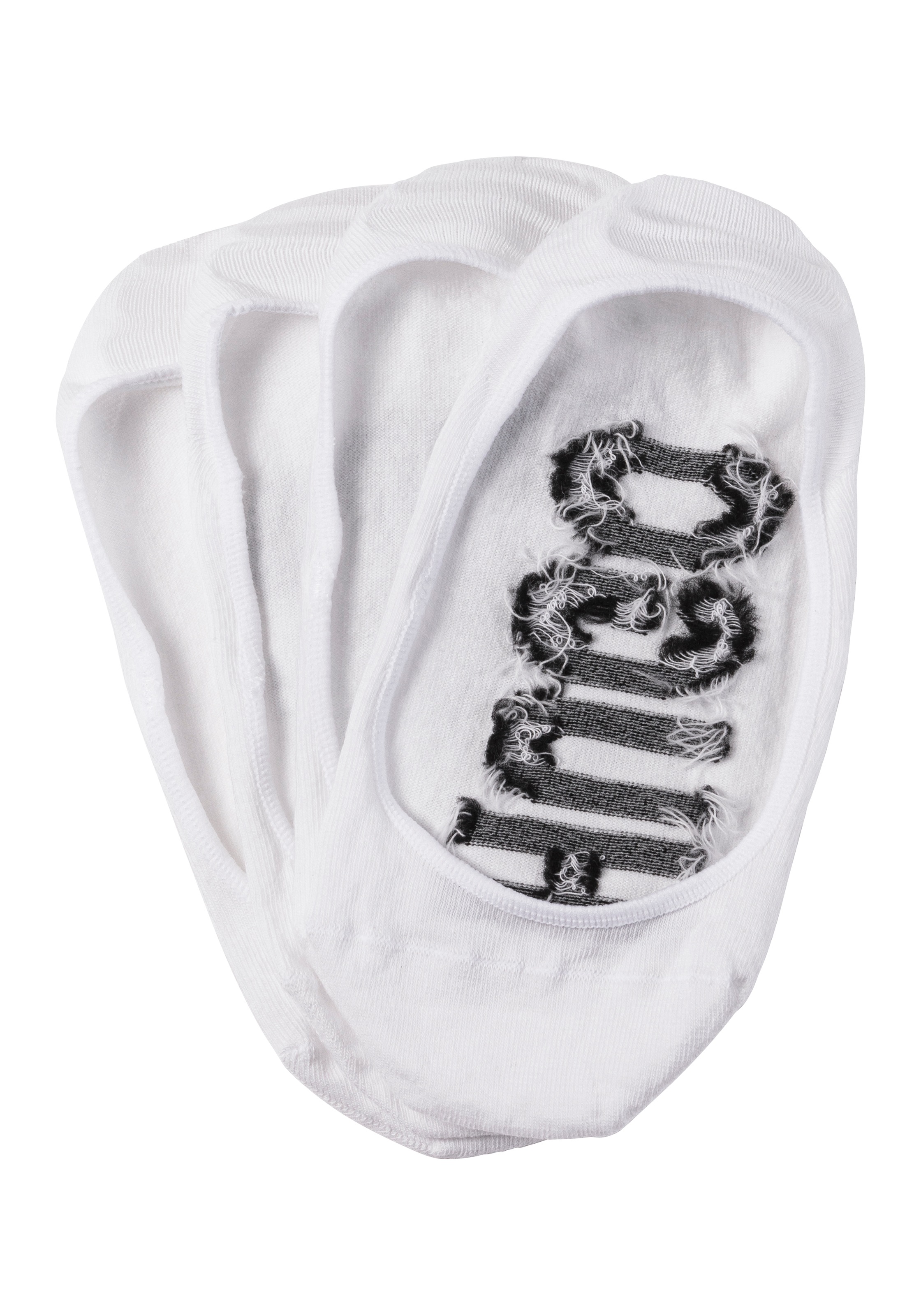 HUGO Underwear Sneakersocken »2P INVISIBLE W«, (Packung, 2 Paar, 2er), mit HUGO Logoschriftzug unter der Sohle