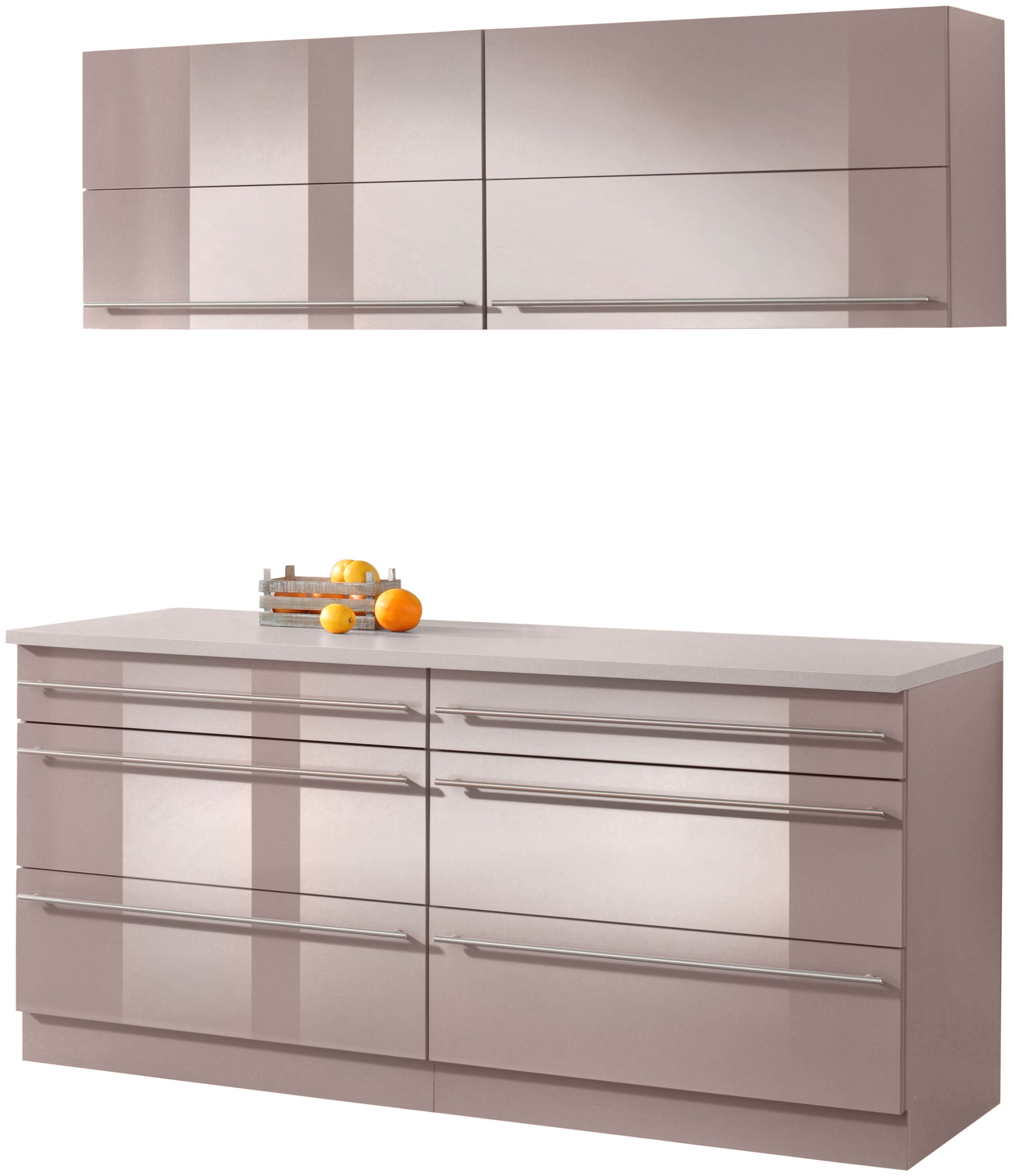 wiho Küchen Küche "Chicago" ohne E-Geräte, Gesamtbreite 180 cm