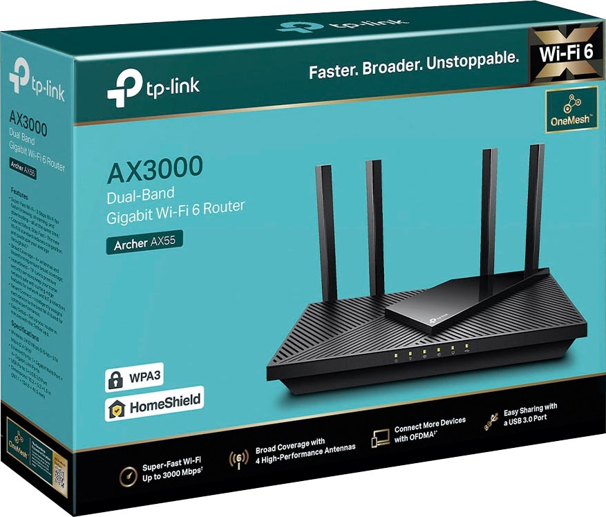 TP-Link WLAN-Router »Archer AX55«