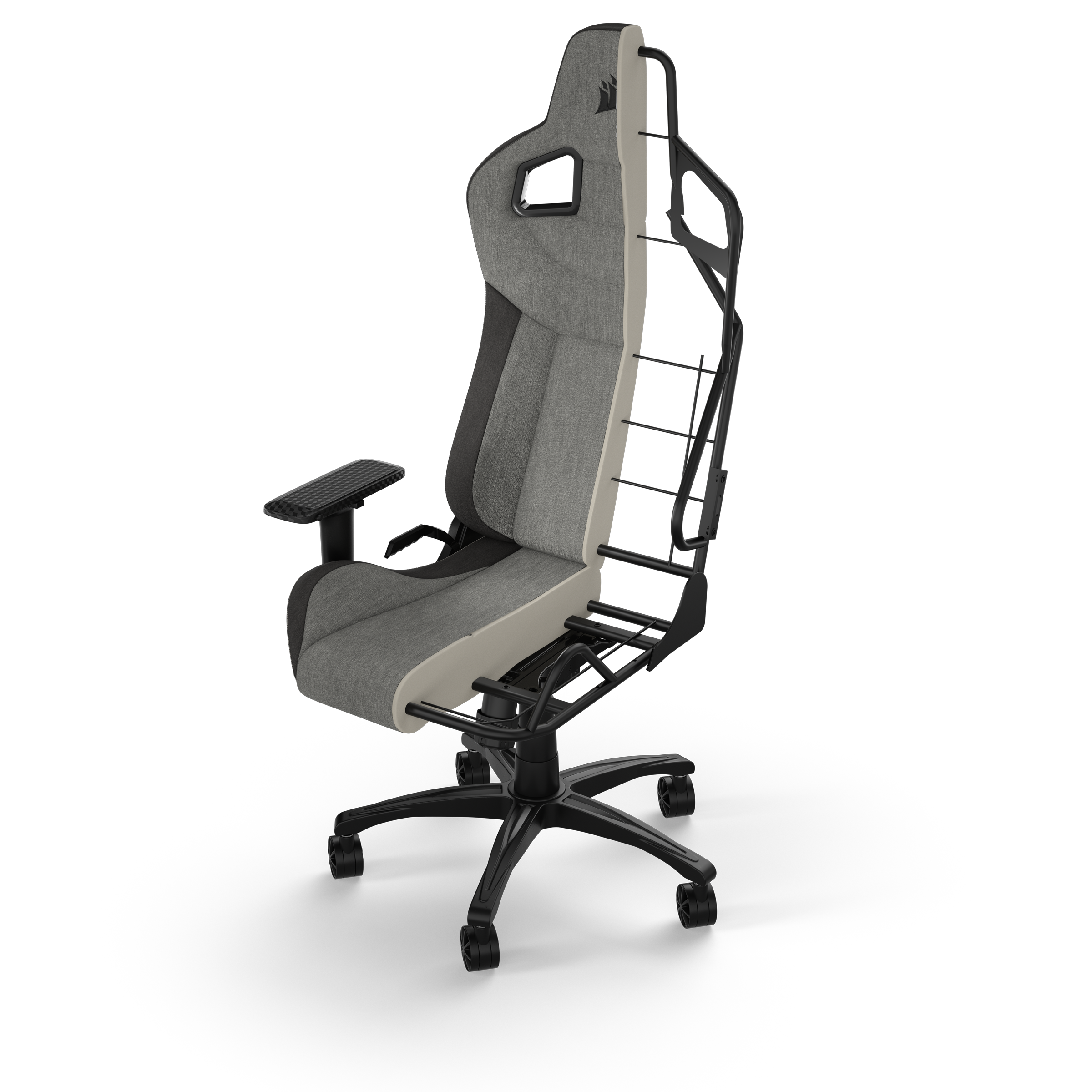 Corsair Gaming Chair »T3 Rush (2023) - Grey and Charcoal«